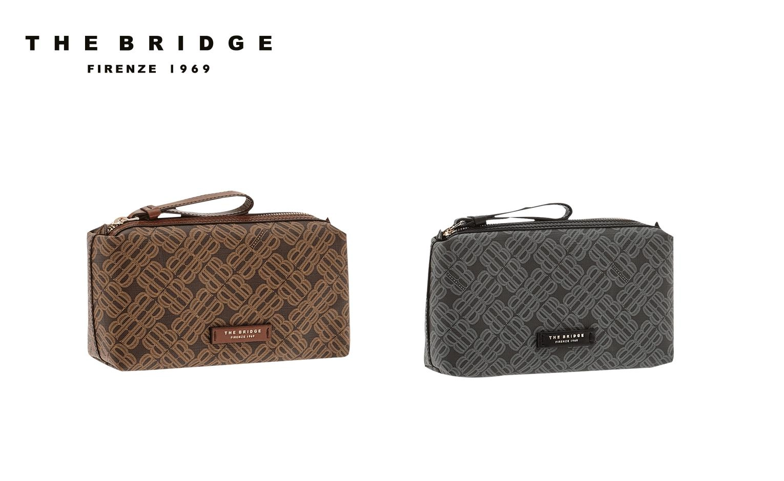 Immagine BEAUTY CASE IN TESSUTO E PELLE THE BRIDGE