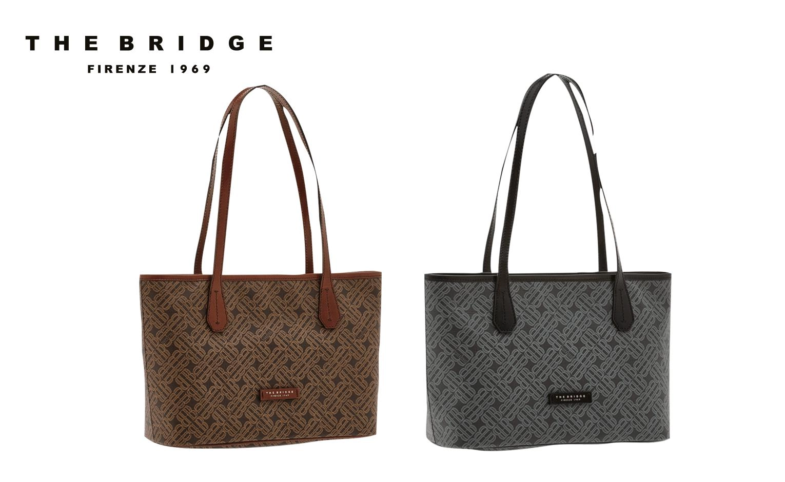 Immagine BORSA DONNA A SPALLA DOPPIO MANICO THE BRIDGE