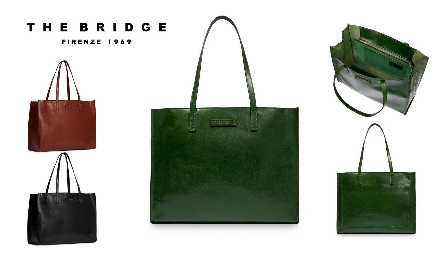 Immagine BORSA DONNA IN PELLE SHOPPING THE BRIDGE