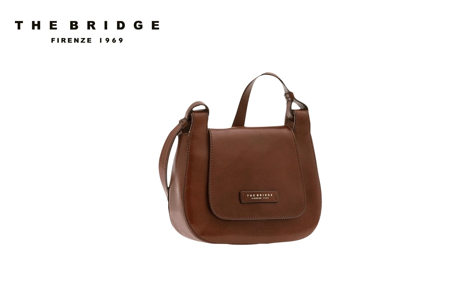Immagine BORSA DA DONNA CON TRACOLLA IN PELLE BOVINA THE BRIDGE