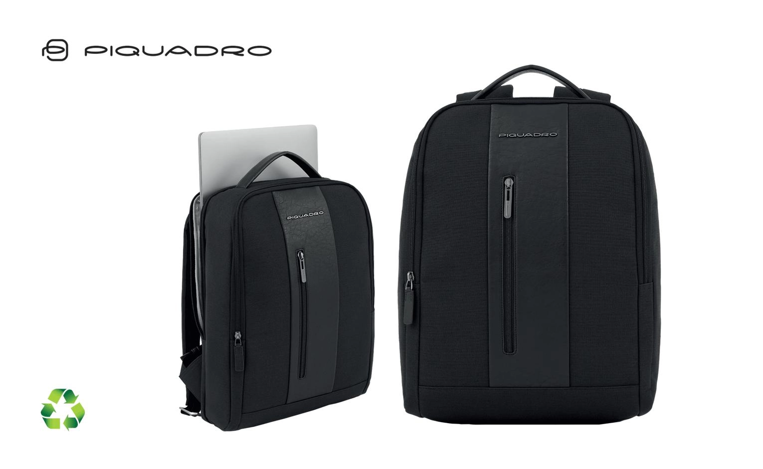 Immagine ZAINO PORTACOMPUTER IN POLIESTERE RICICLATO PIQUADRO