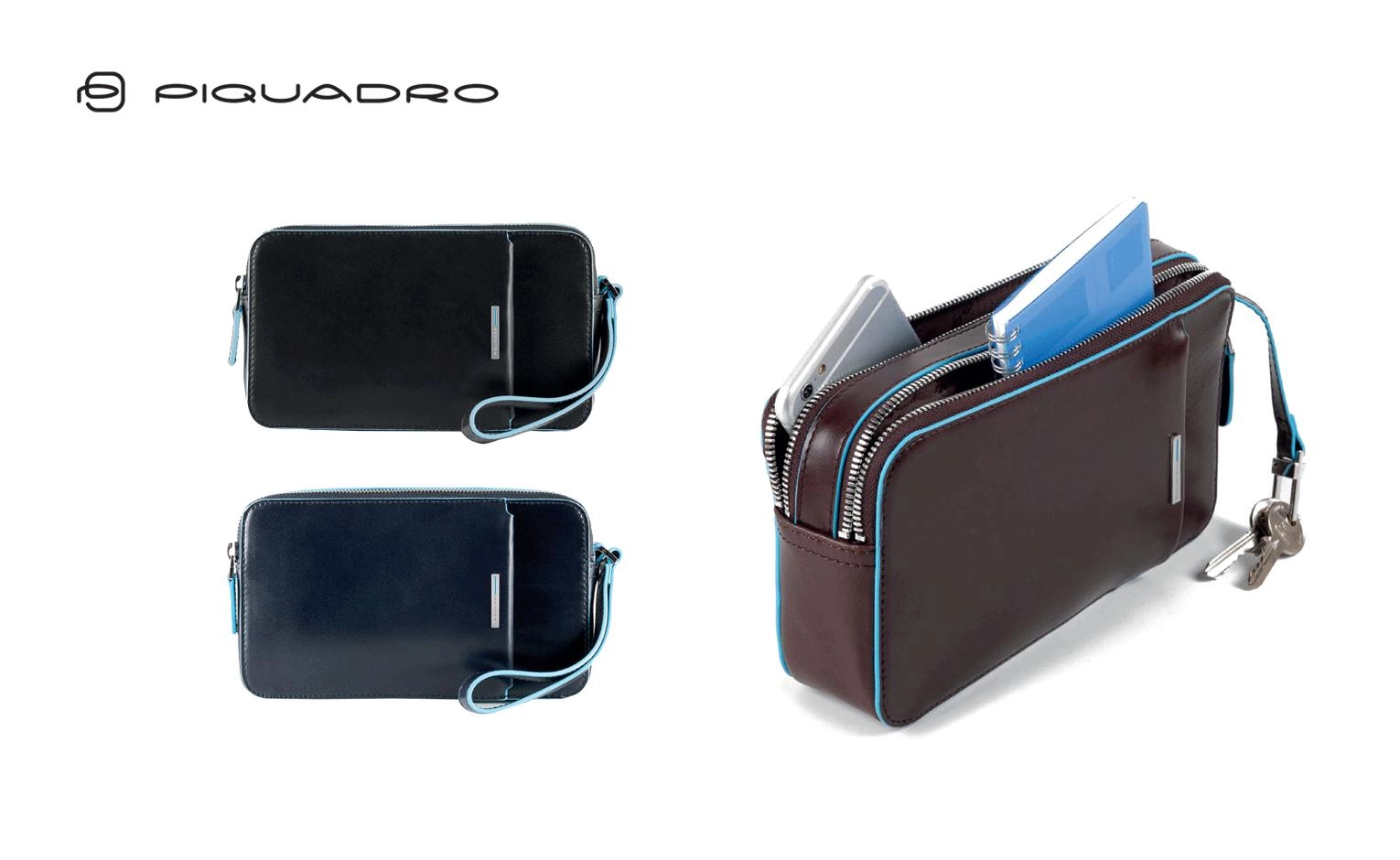 Immagine POCHETTE UOMO IN PELLE PIQUADRO