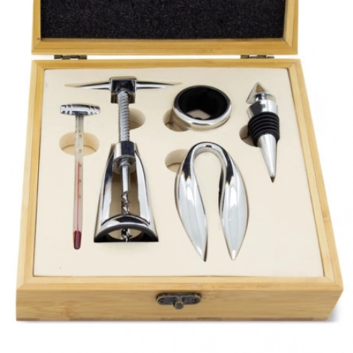 Immagine SET VINO BAMBÙ 5 PZ “LIVORNO”