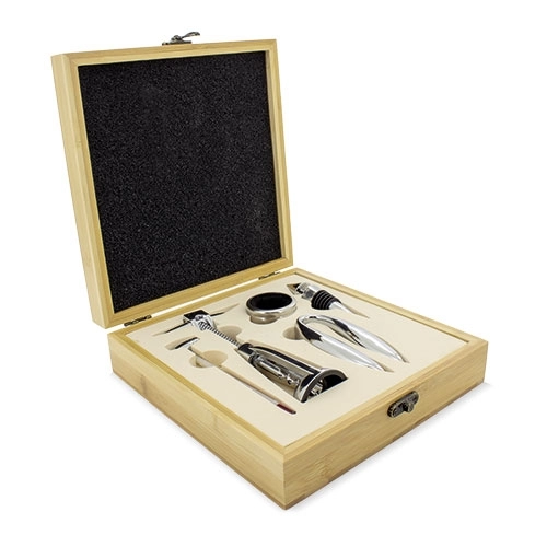 Immagine SET VINO BAMBÙ 5 PZ “LIVORNO”