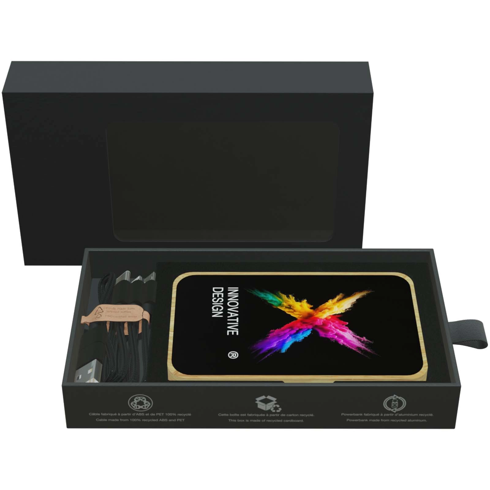 Immagine Power bank MagSafe in legno da 5000 mAh e 15 W SCX.design P26