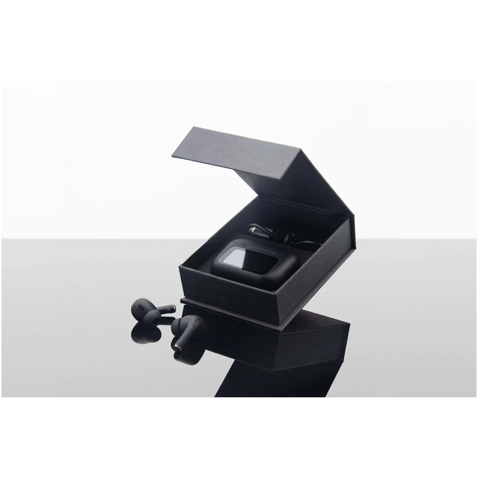 Immagine Auricolari ANC con custodia di ricarica e touchscreen interattivo SCX.design E26