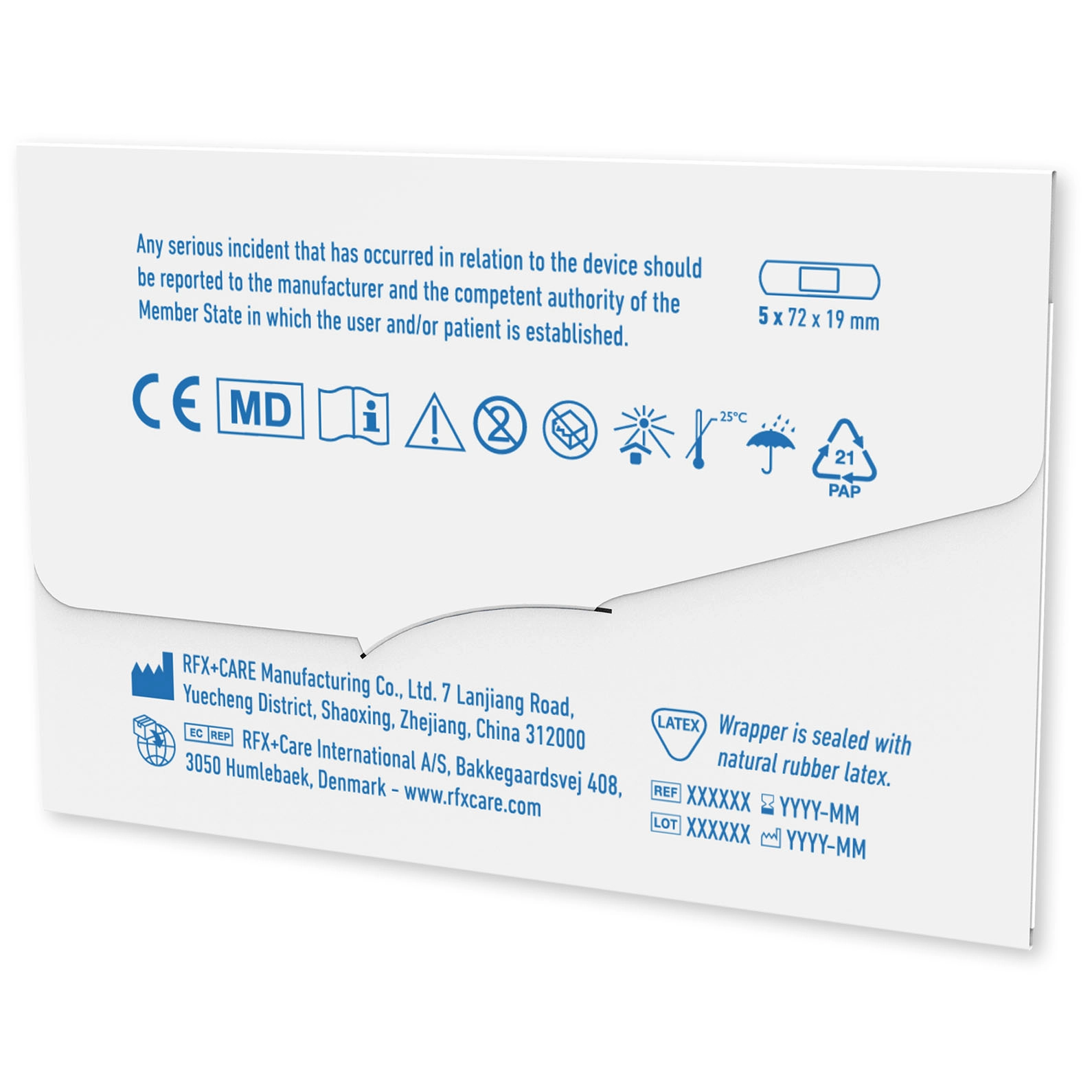 Immagine 5 cerotti personalizzabili con busta stampata full color in carta kraft