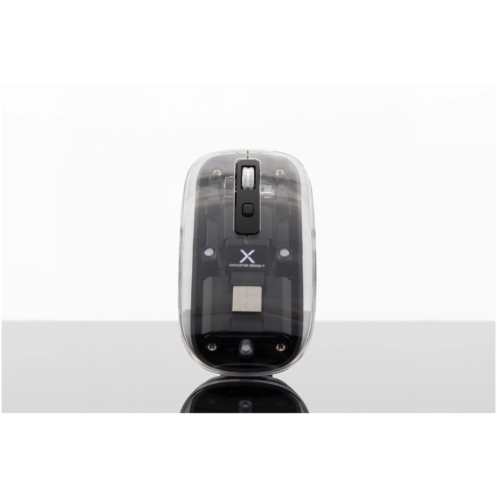 Immagine Mouse wireless trasparente a modalità multipla con tecnologia Bluetooth® da 2,4 GHz SCX.design O24