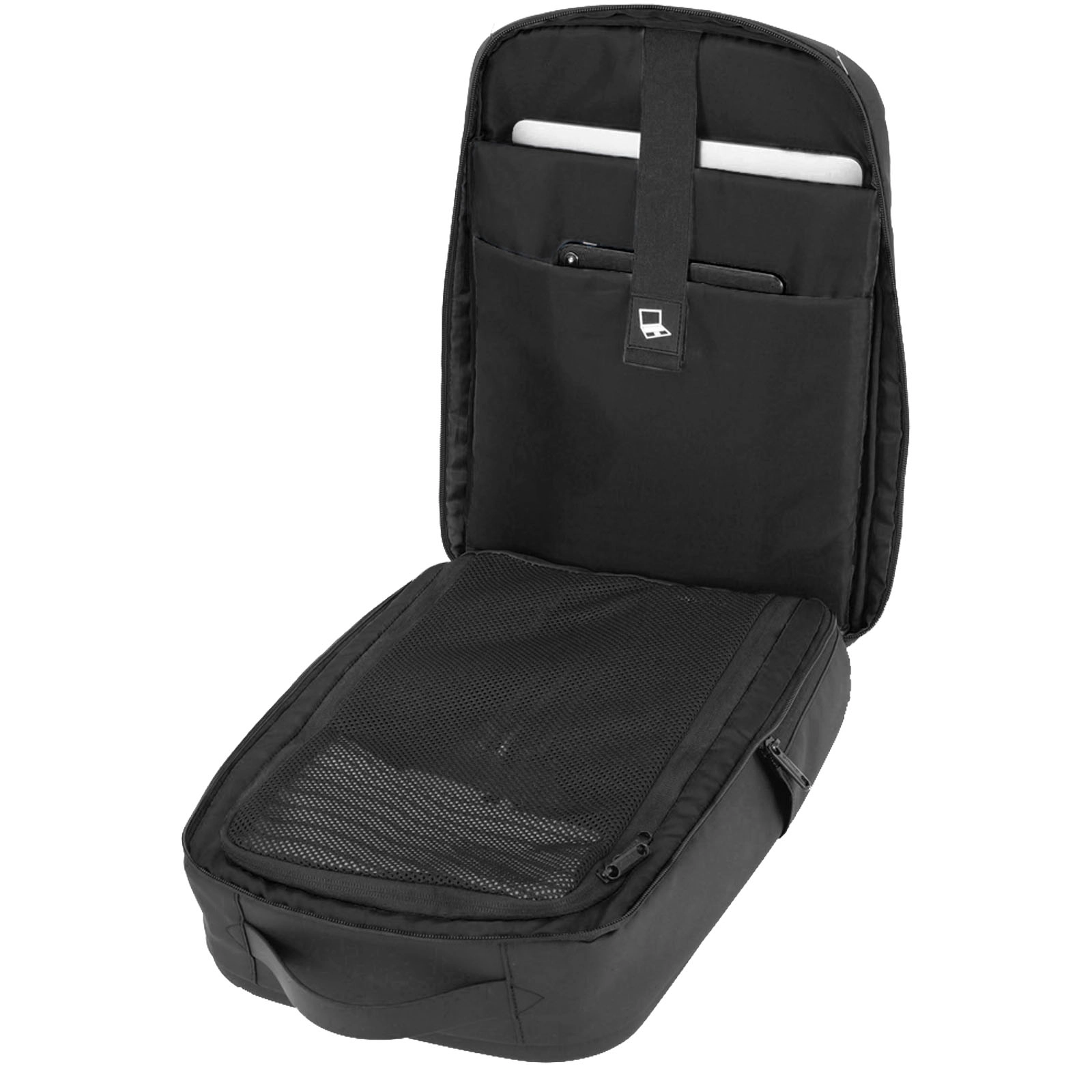 Immagine Zaino schermato con power bank integrato da 10.000 mAh e cavo di ricarica 3 in 1 SCX.design L12