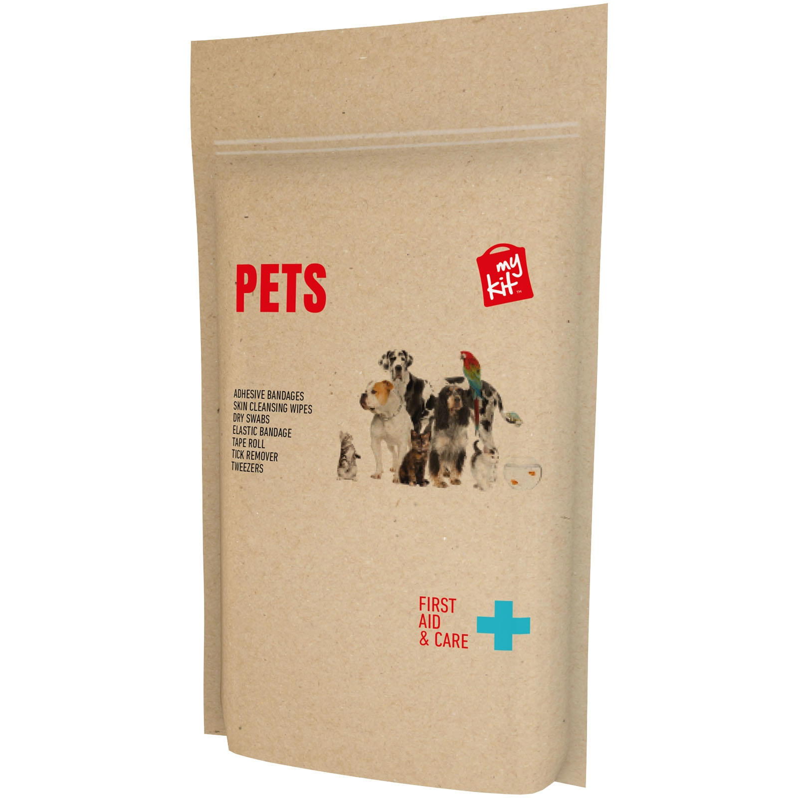 Immagine MyKit Primo Soccorso Animali con custodia in carta