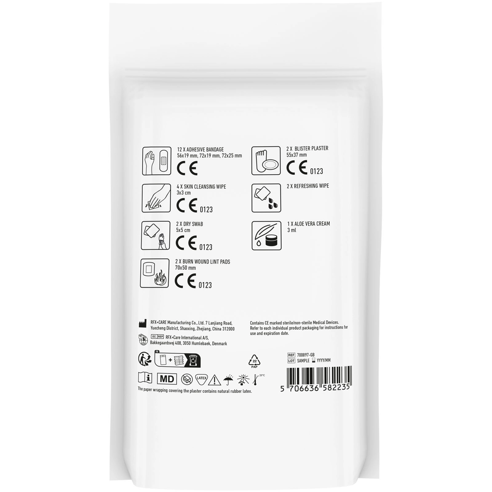 Immagine MyKit Set Primo Soccorso Viaggio Plus con custodia in carta