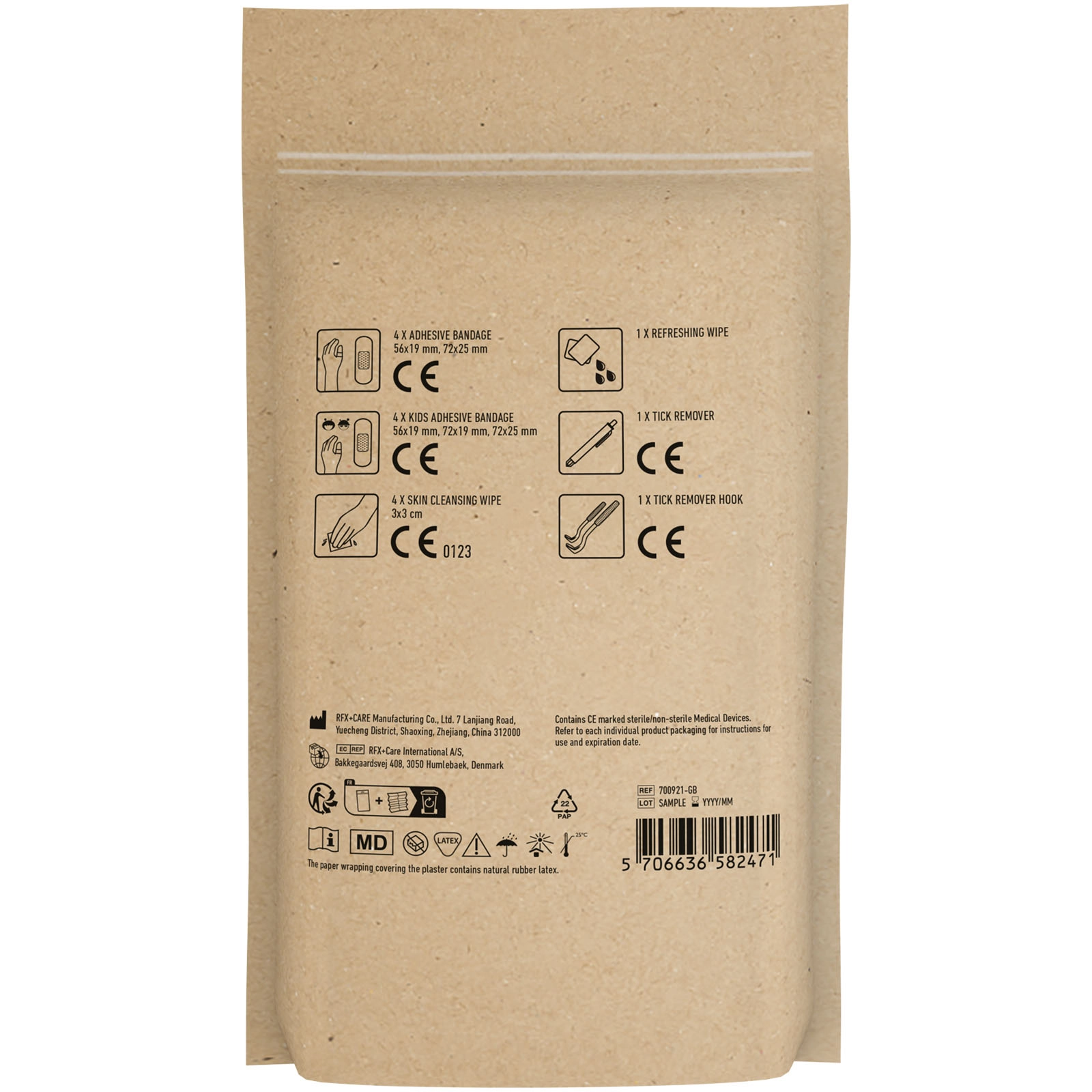 Immagine MyKit Primo Soccorso Anti-zecche con custodia in carta