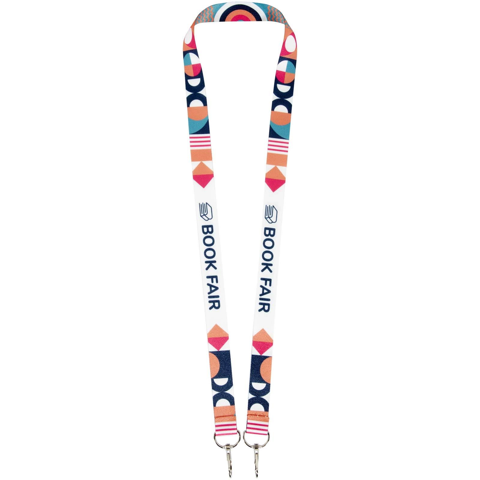 Immagine Lanyard in sublimazione in rPET Leia con 2 ganci