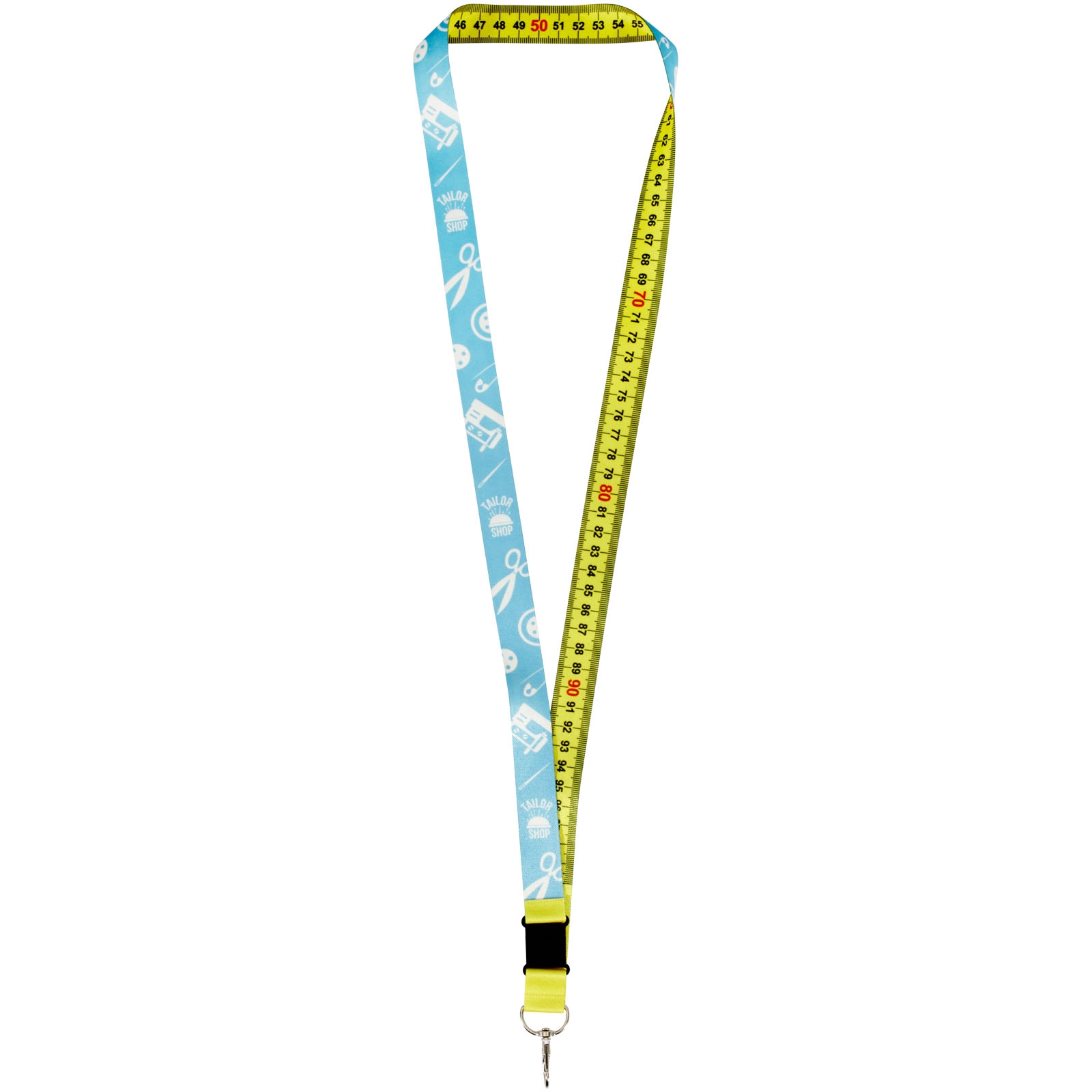 Immagine Lanyard con stampa 1 sublimazione lungo 1 metro Isla con sgancio di sicurezza