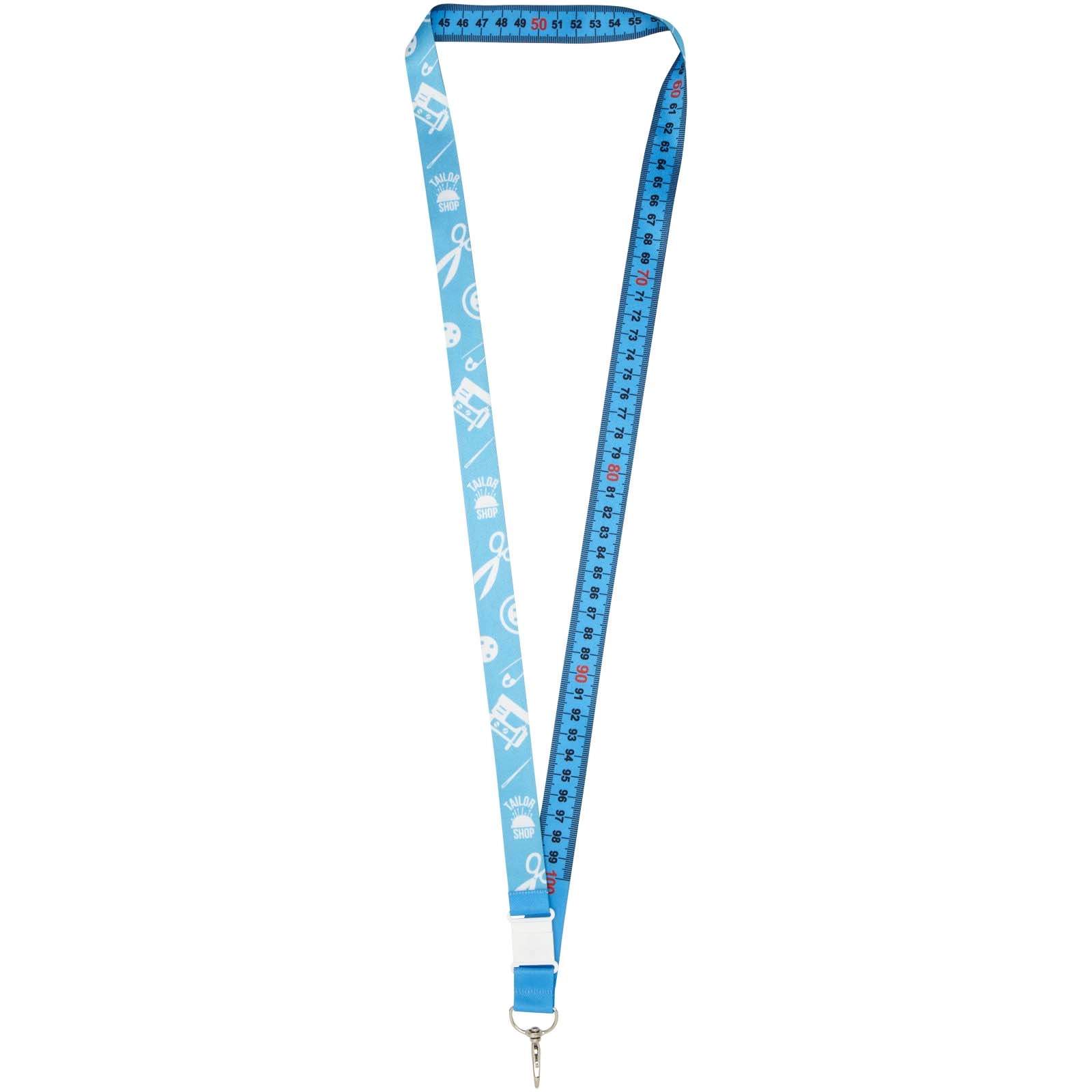 Immagine Lanyard con stampa 1 sublimazione lungo 1 metro Isla con sgancio di sicurezza