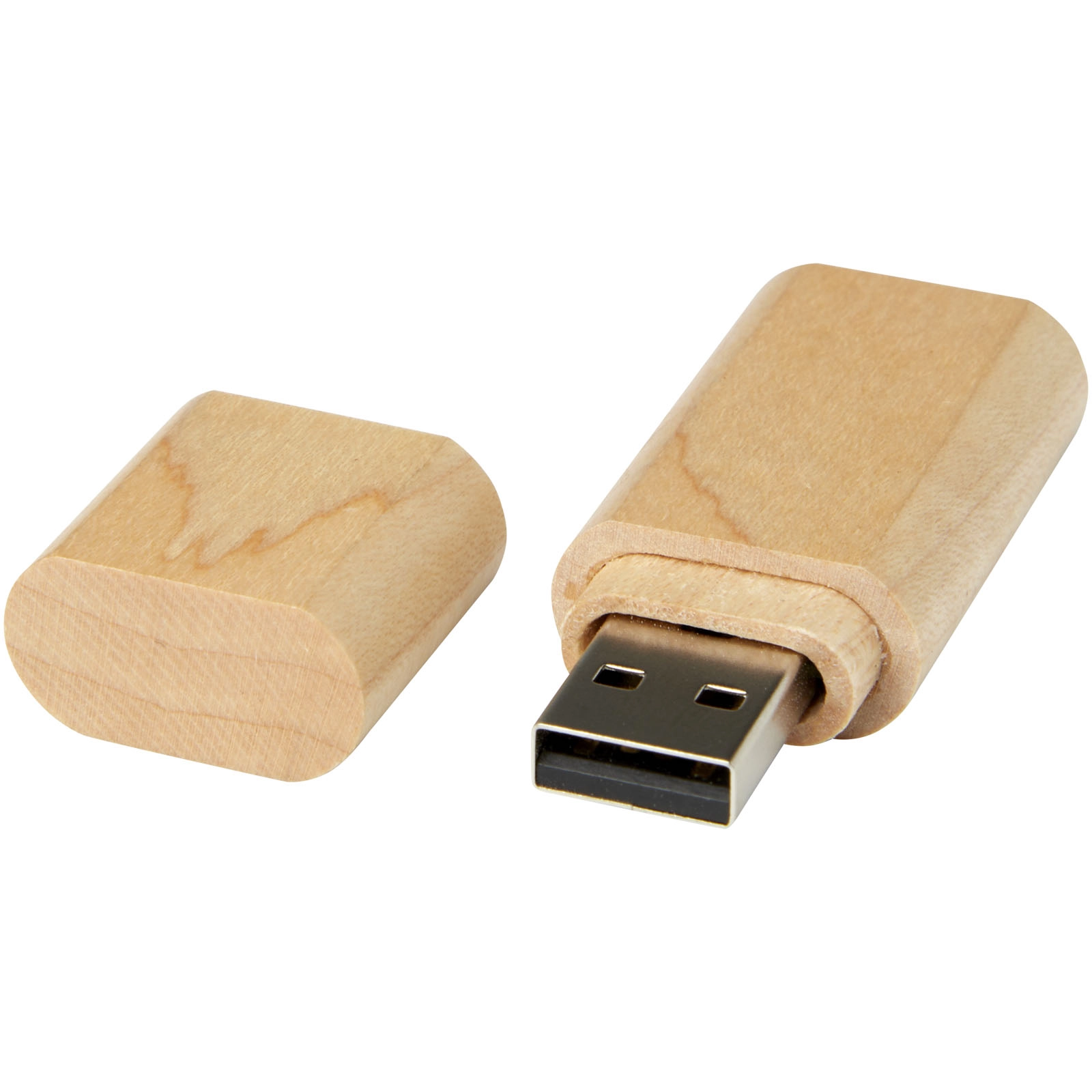 Immagine Chiavetta USB 3.0 in legno con portachiavi