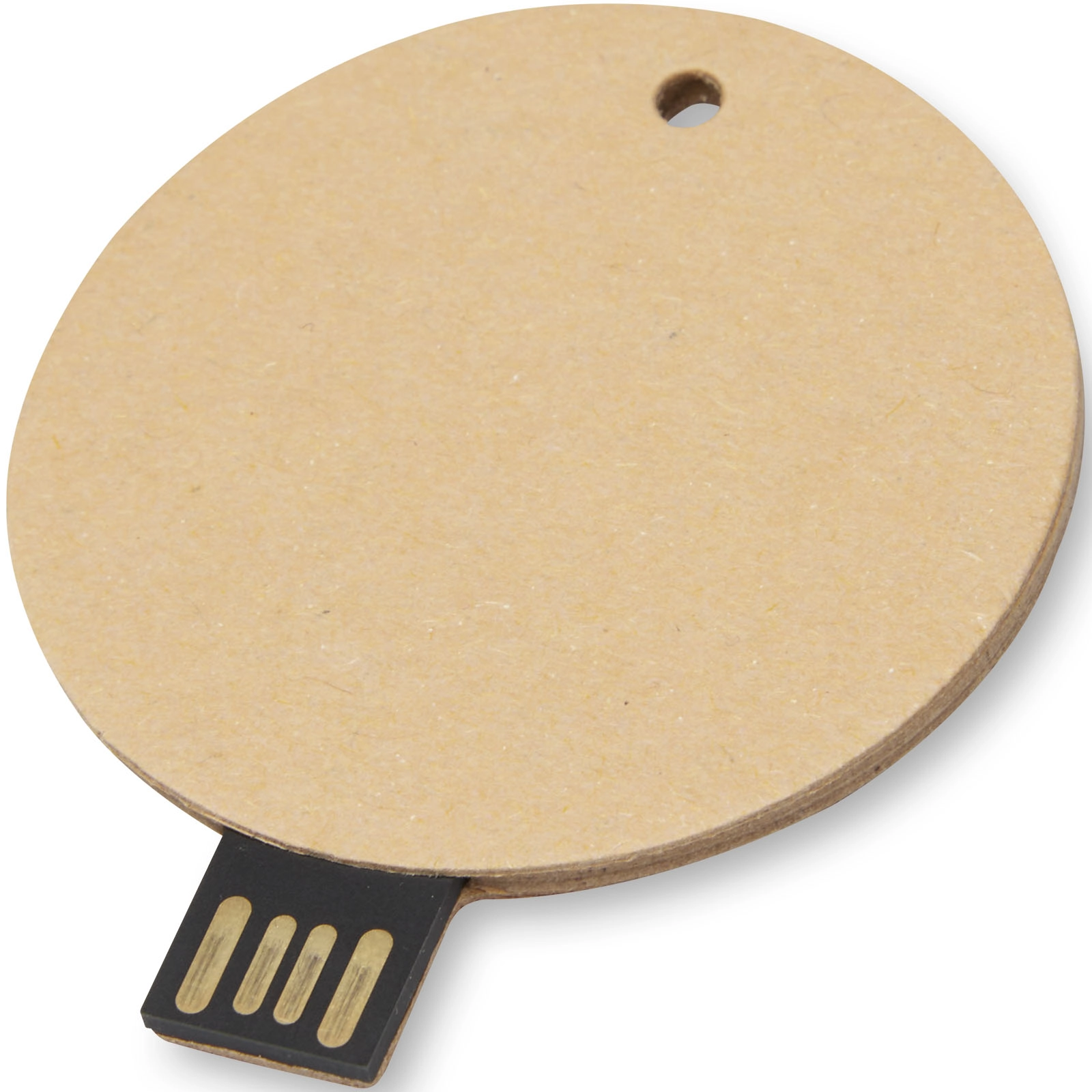 Immagine USB 2.0 in carta riciclata rotonda