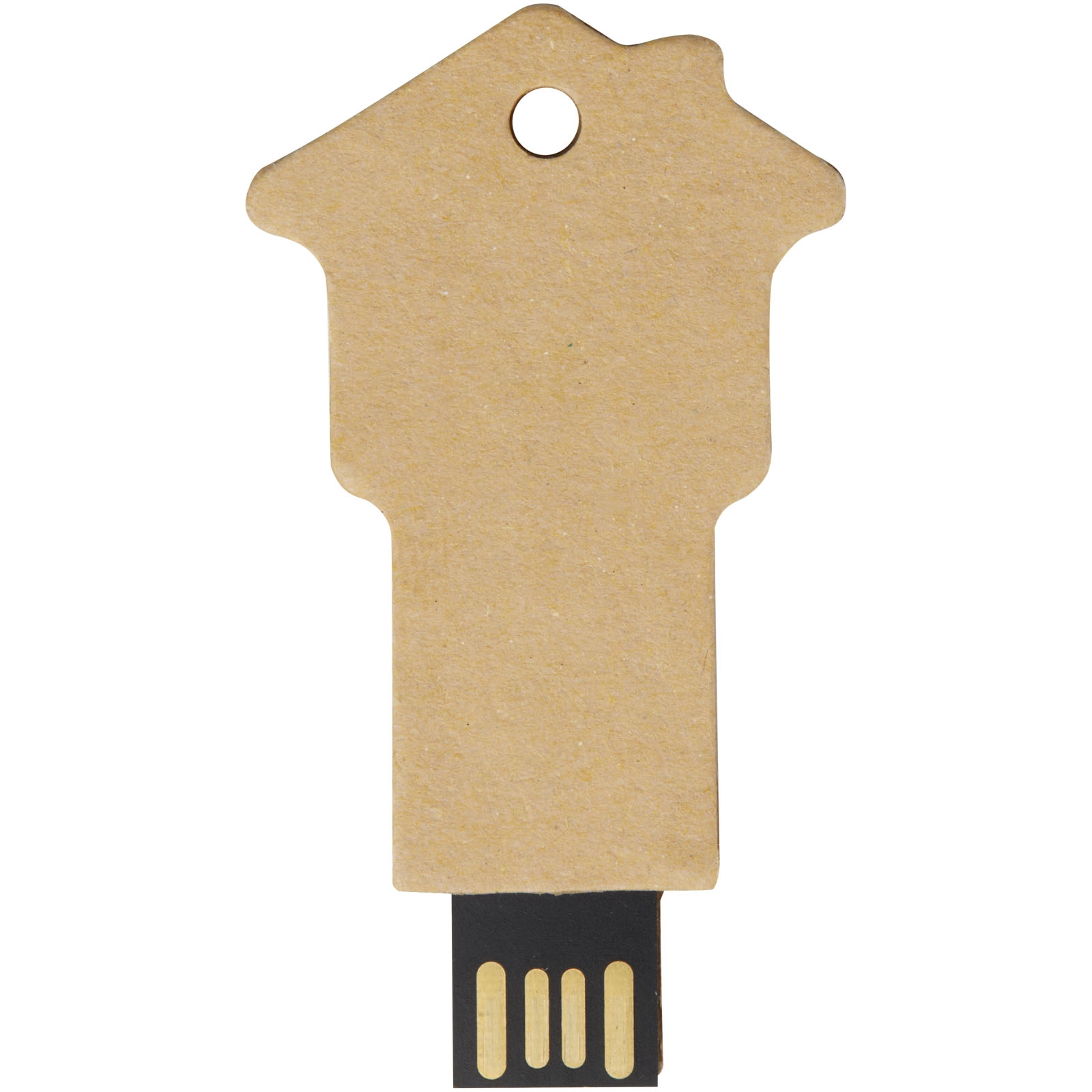 Immagine USB 2.0 in carta riciclata a forma di casa
