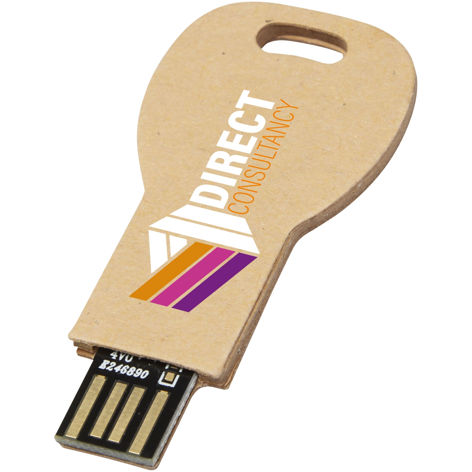 Immagine USB 2.0 in carta riciclata a forma di chiave