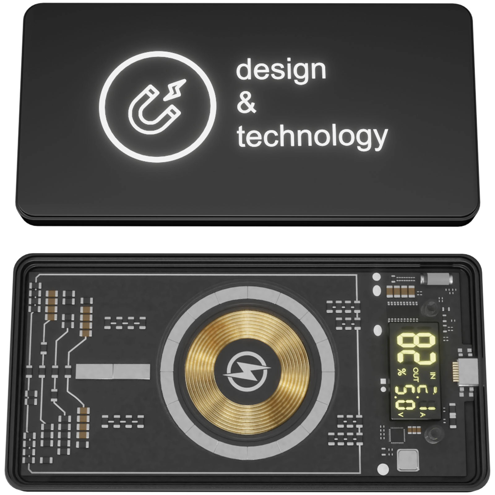 Immagine Power bank wireless magnetico da 5.000 mAh 5 W SCX.design P19