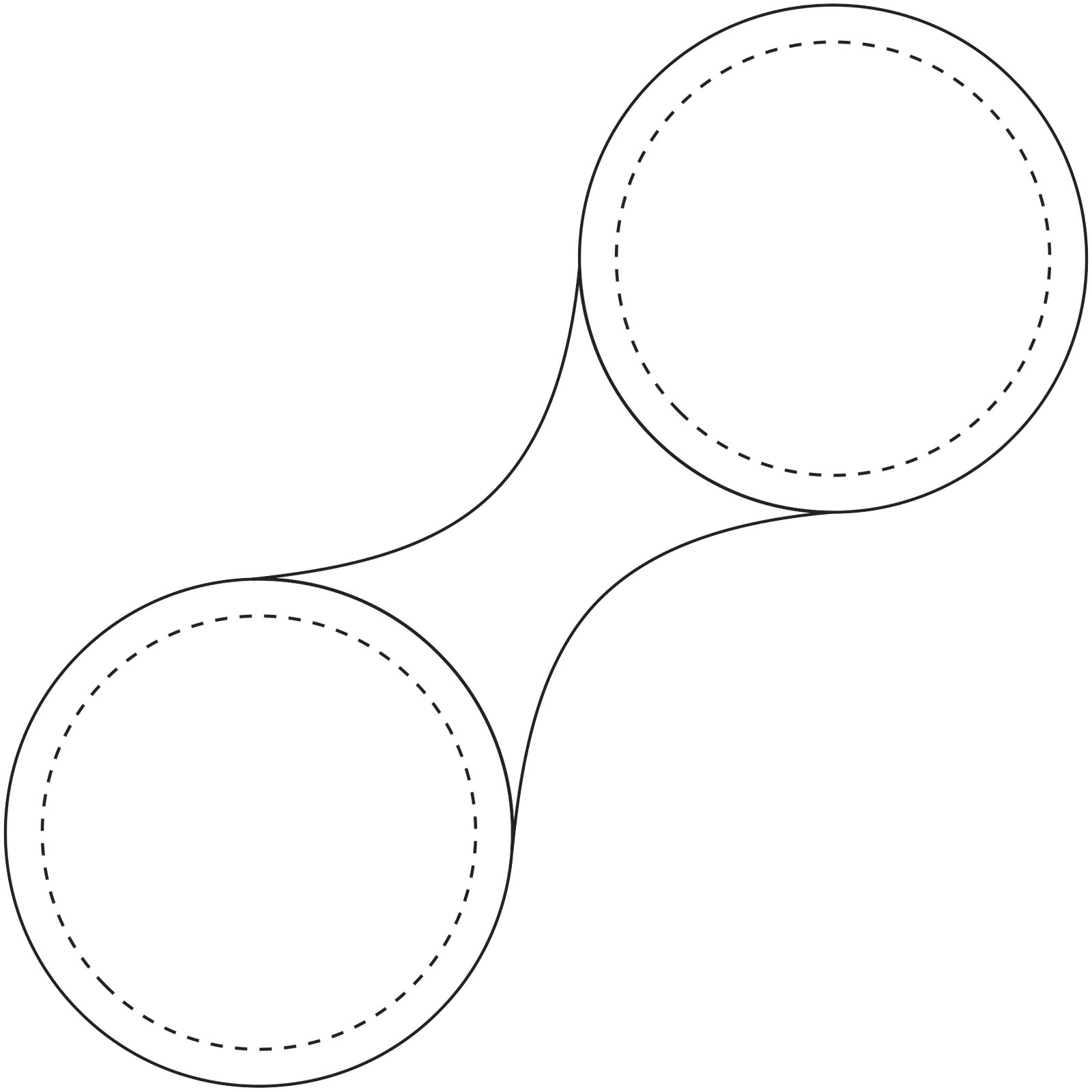 Immagine Piccola calamita catarifrangente rotonda in TPU RFX™