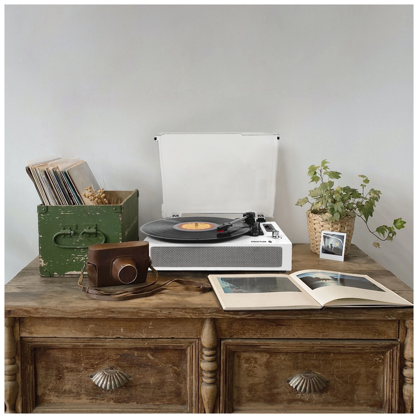 Immagine Giradischi e lettore musicale deluxe Prixton Studio