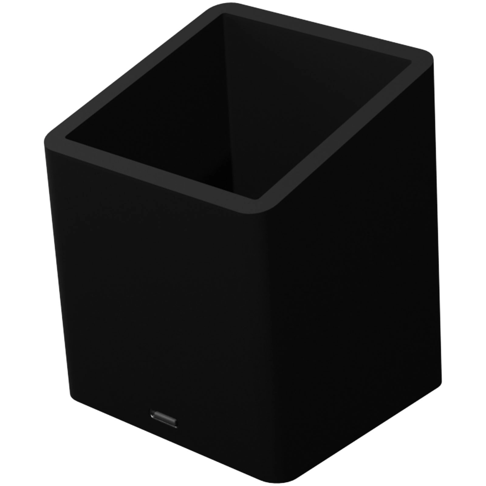 Immagine Portamatite in materiale antibatterico con logo luminoso e doppia uscita USB SCX.design O11