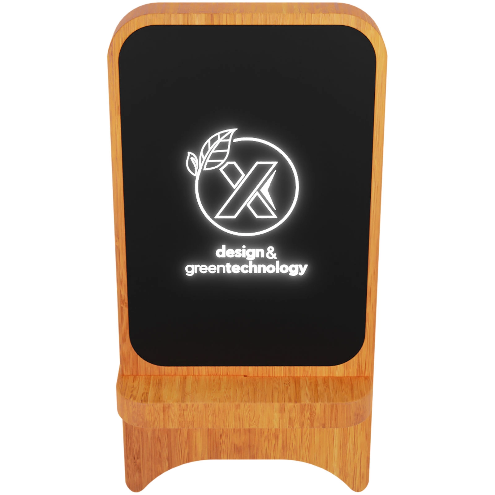 Immagine Supporto in legno wireless, luminoso, da 10 W SCX.design W16