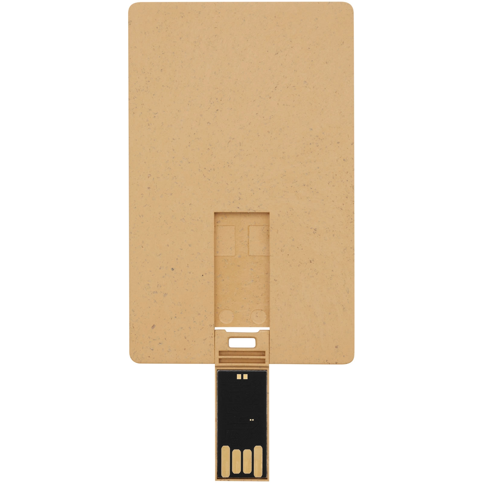 Immagine USB carta di credito con scocca biodegradabile