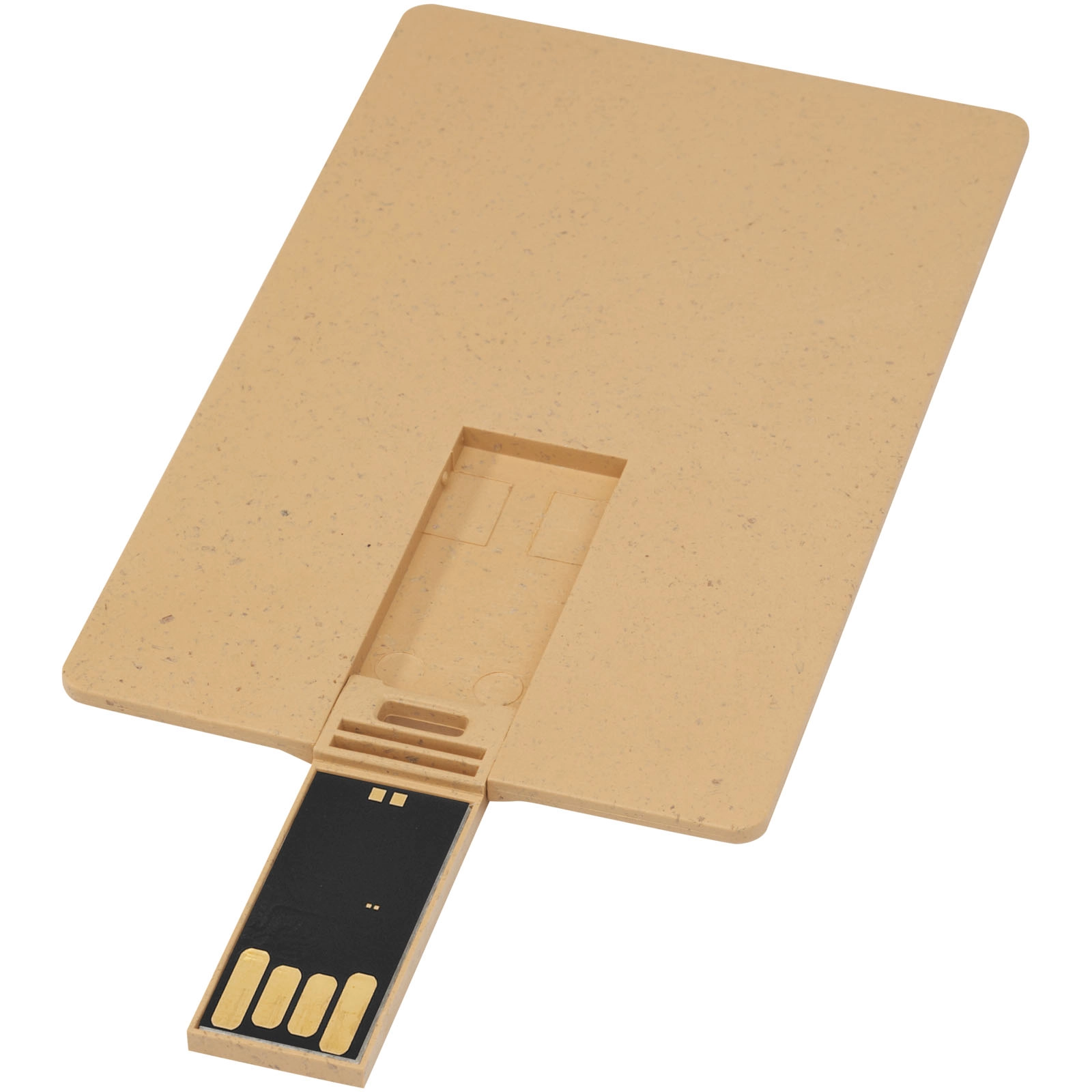 Immagine USB carta di credito con scocca biodegradabile