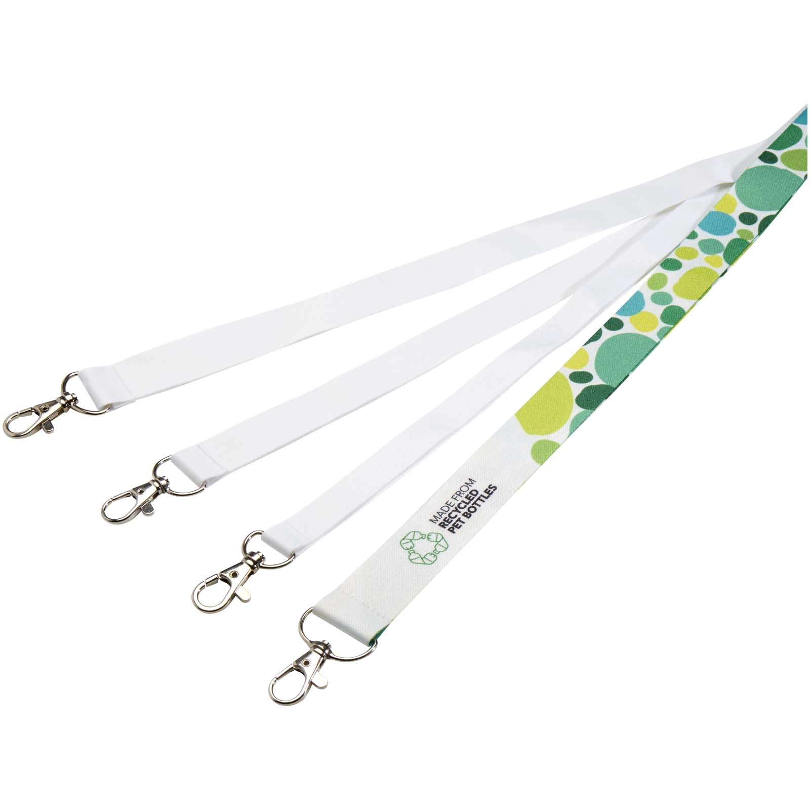 Immagine Lanyard Addie in PET riciclato con stampa in sublimazione e sgancio di sicurezza