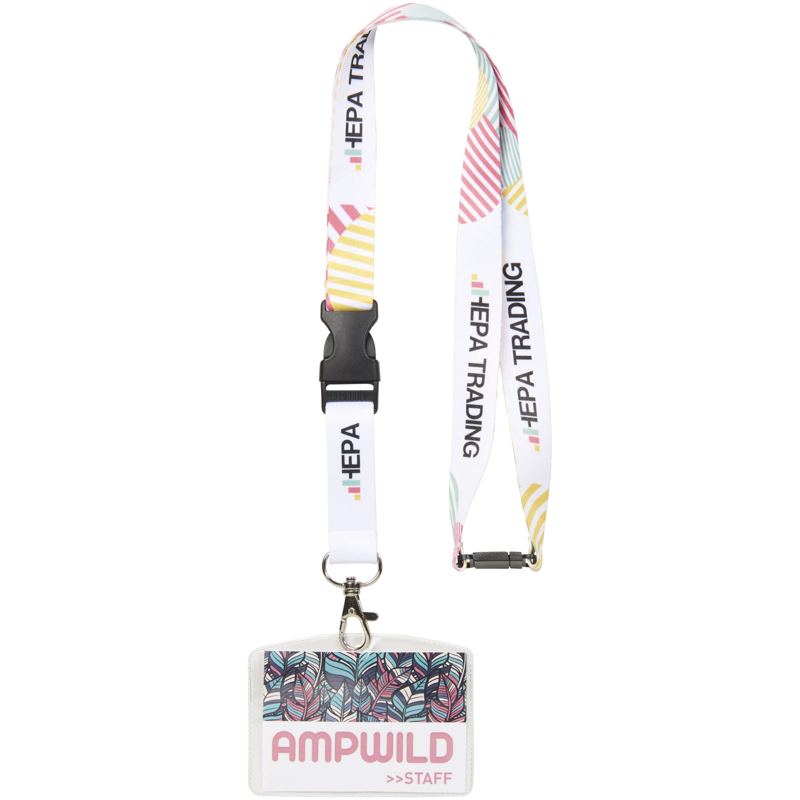 Immagine Lanyard Balta con stampa in sublimazione, sgancio di sicurezza e fibbia