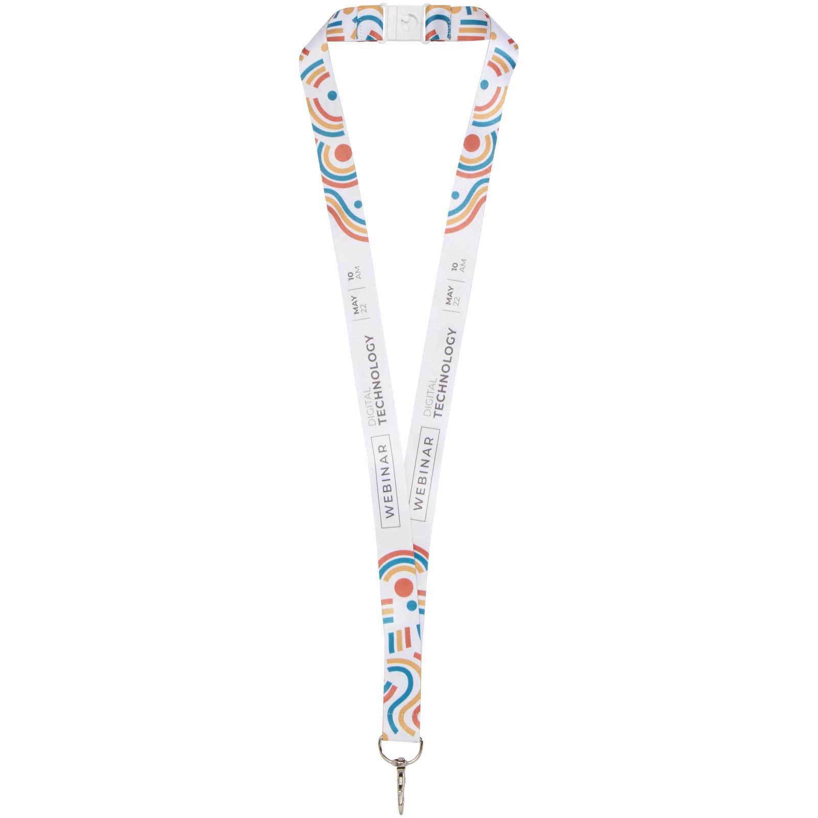 Immagine Lanyard Addie con stampa in sublimazione e sgancio di sicurezza