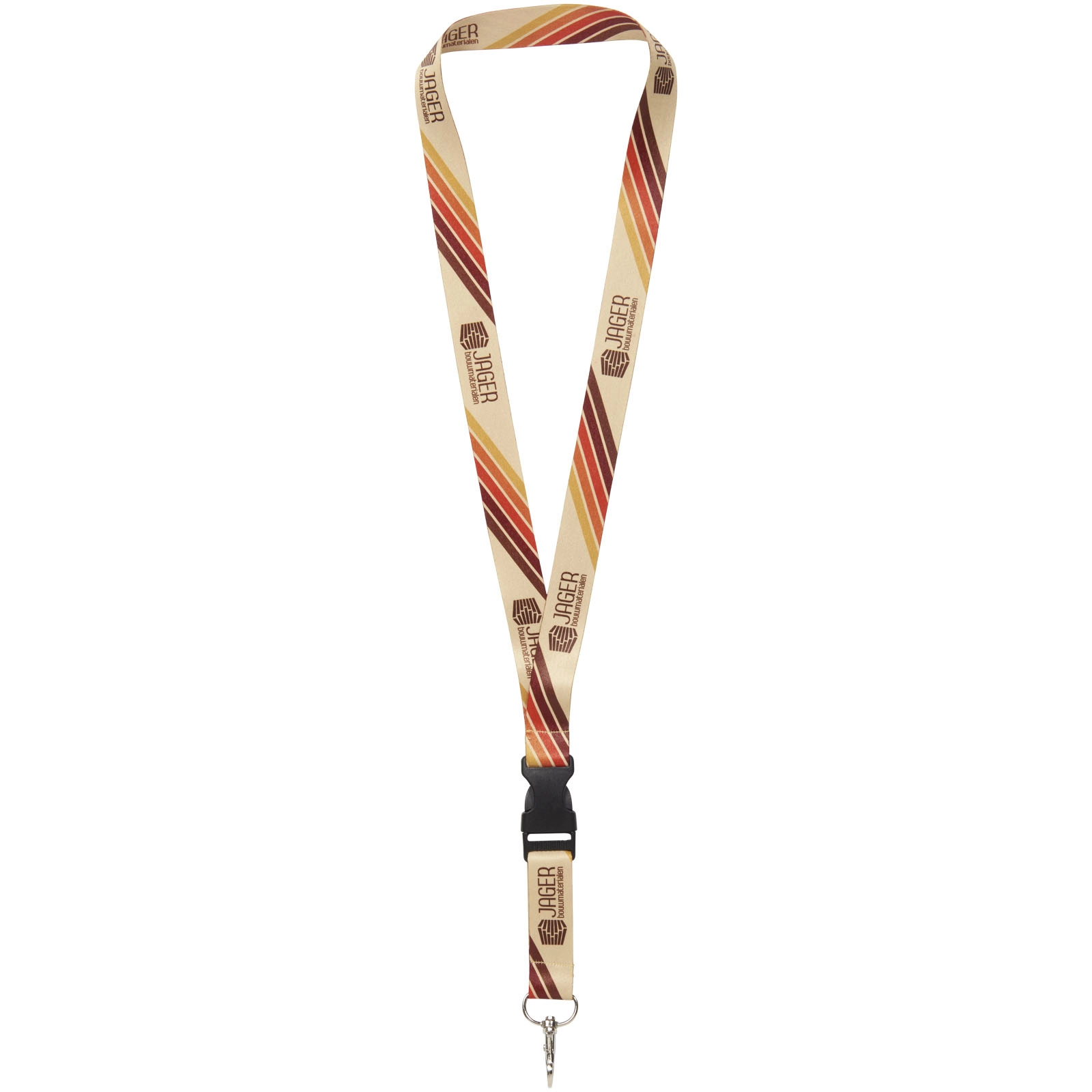 Immagine Lanyard Bucks con stampa in sublimazione e fibbia di sicurezza