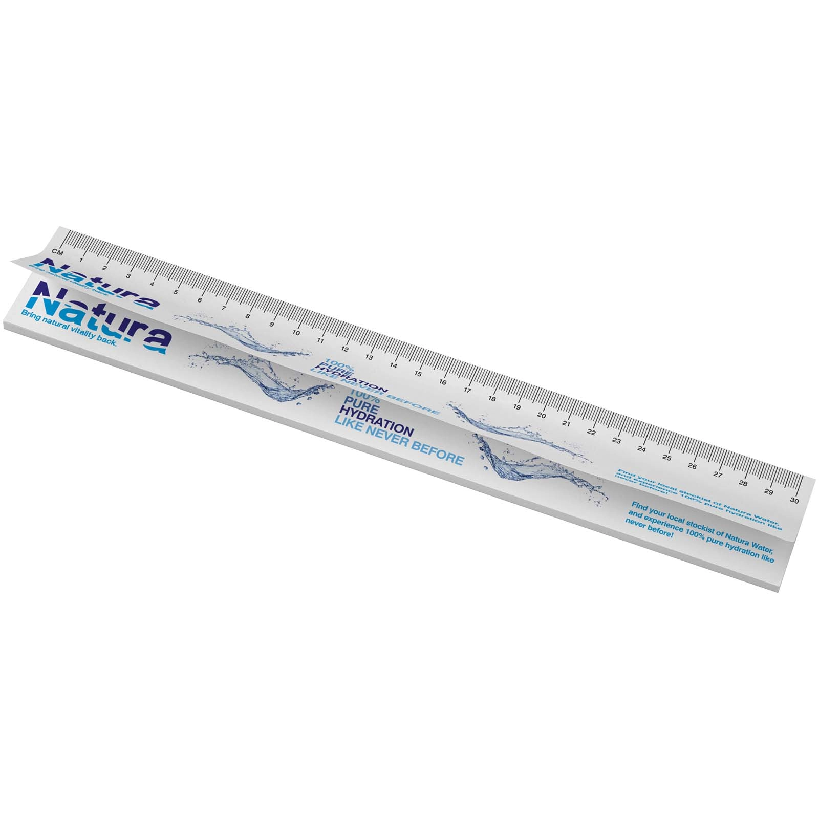 Immagine Foglietti adesivi in materiale riciclato con righello stampato da 30cm Sticky-Mate®