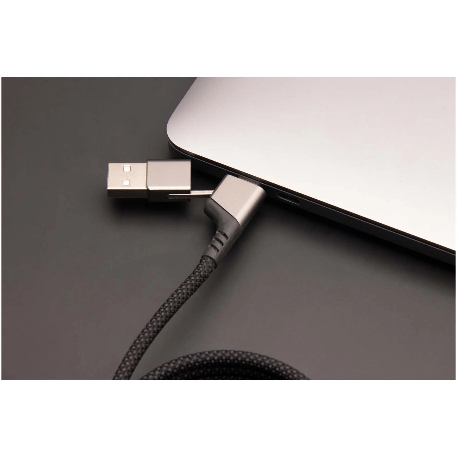 Immagine Cavo di ricarica magnetico ultraveloce 4 in 1 in PET riciclato da 100 W SCX.design C52 