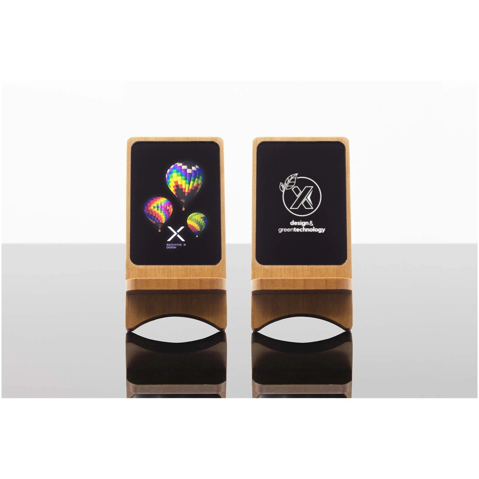 Immagine Supporto in legno wireless, luminoso, da 10 W SCX.design W16