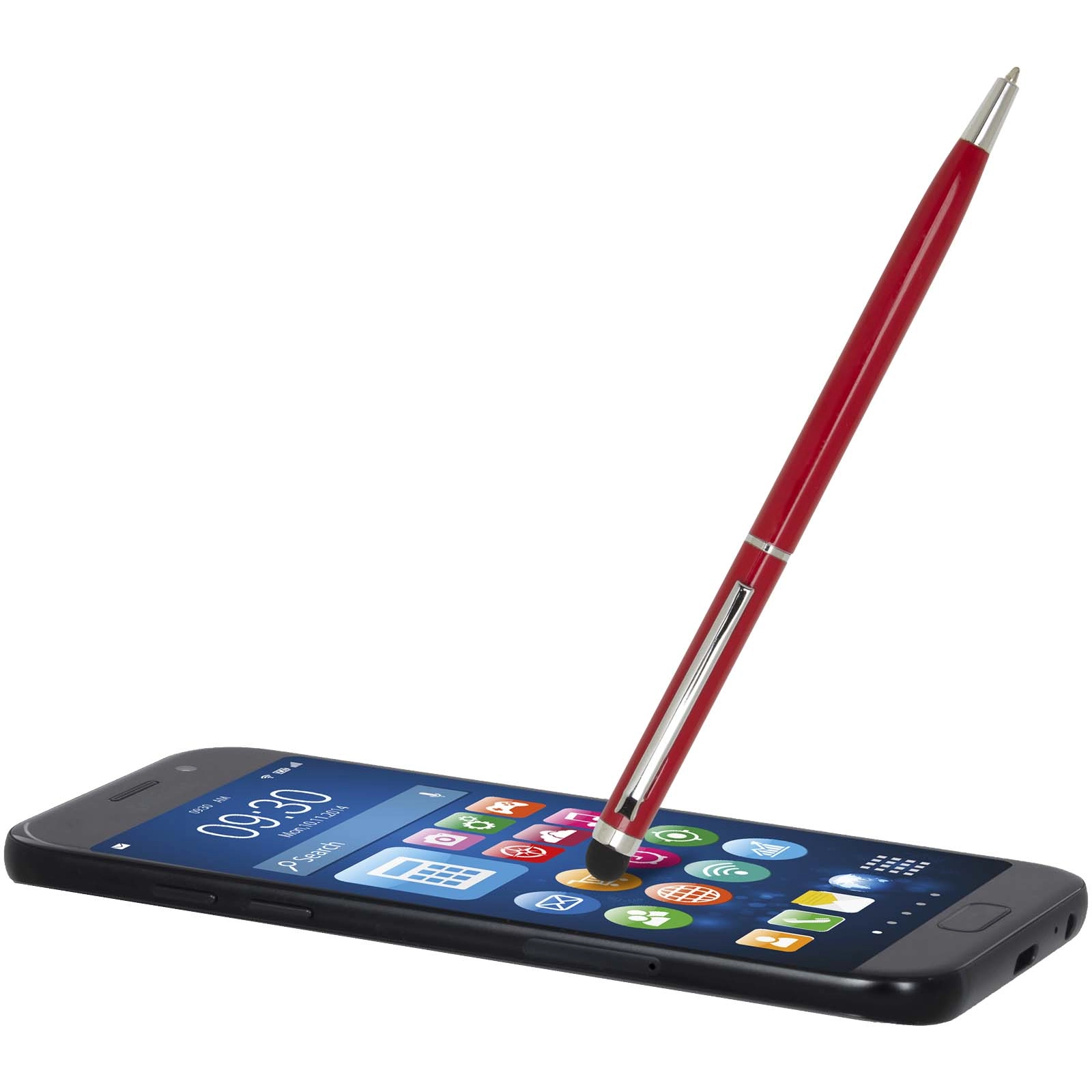 Immagine Penna a sfera in alluminio con stylus Ore (inchiostro blu)