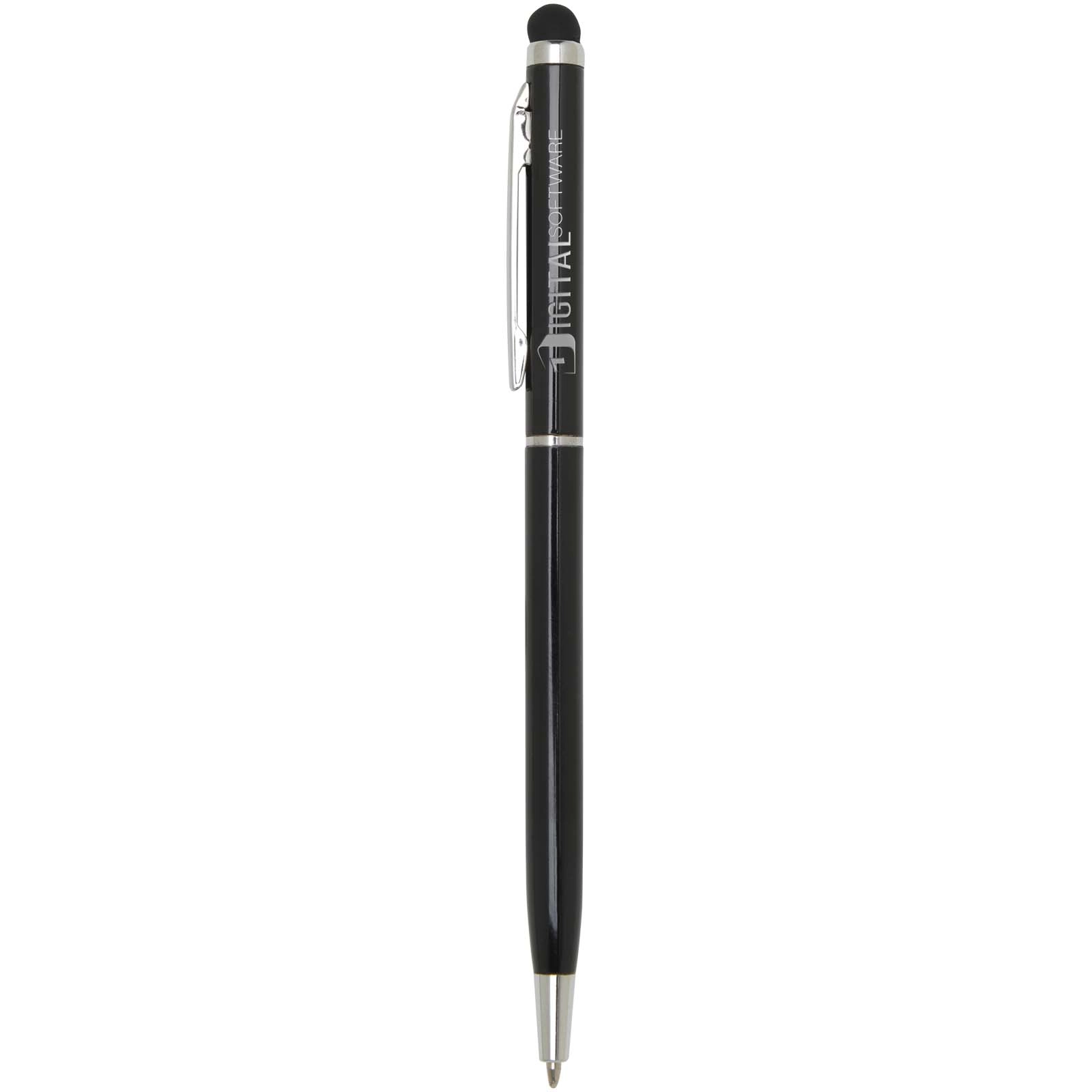 Immagine Penna a sfera in alluminio con stylus Ore (inchiostro blu)
