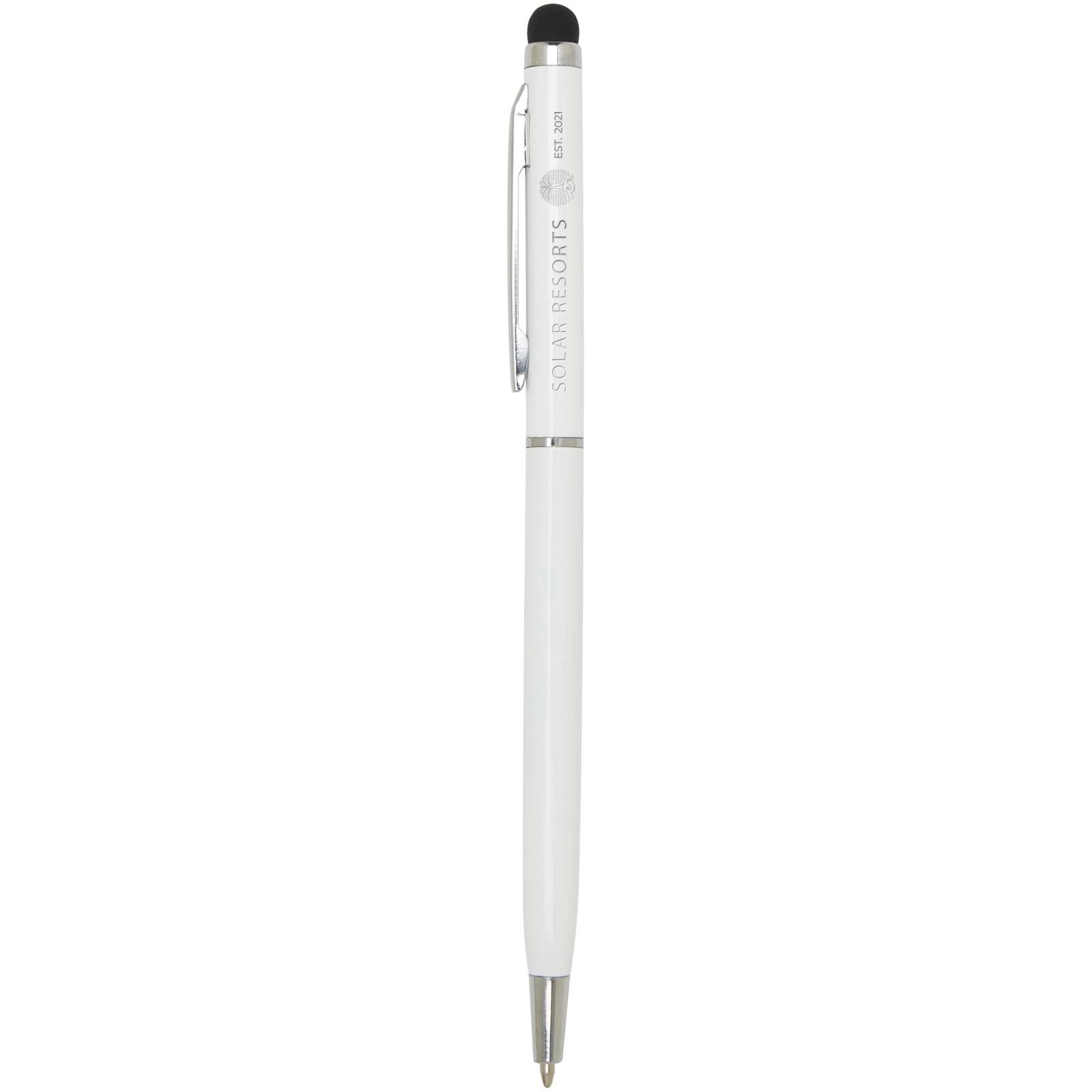 Immagine Penna a sfera in alluminio con stylus Ore (inchiostro blu)