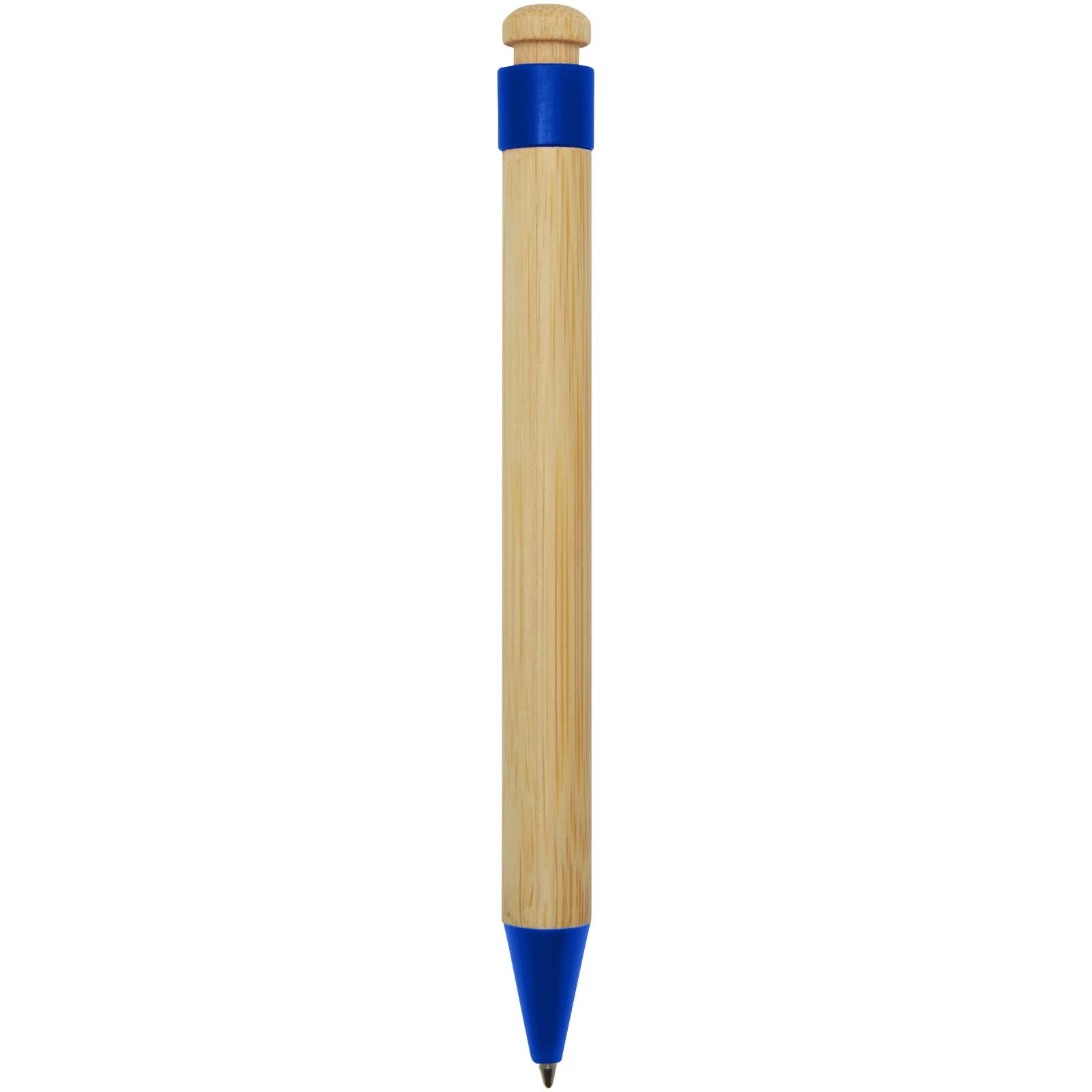 Immagine Penna a sfera in plastica riciclata e bambù Rattan