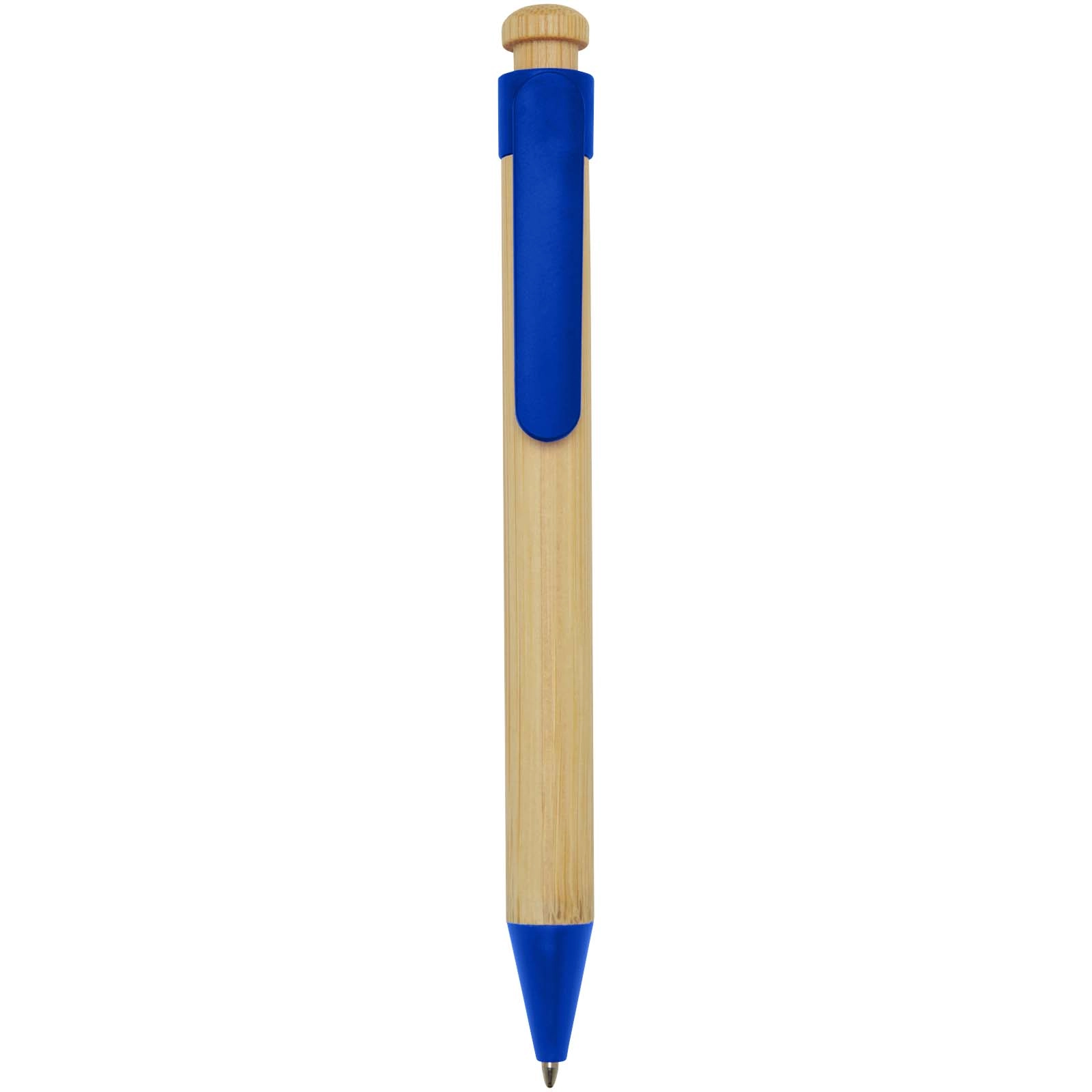 Immagine Penna a sfera in plastica riciclata e bambù Rattan