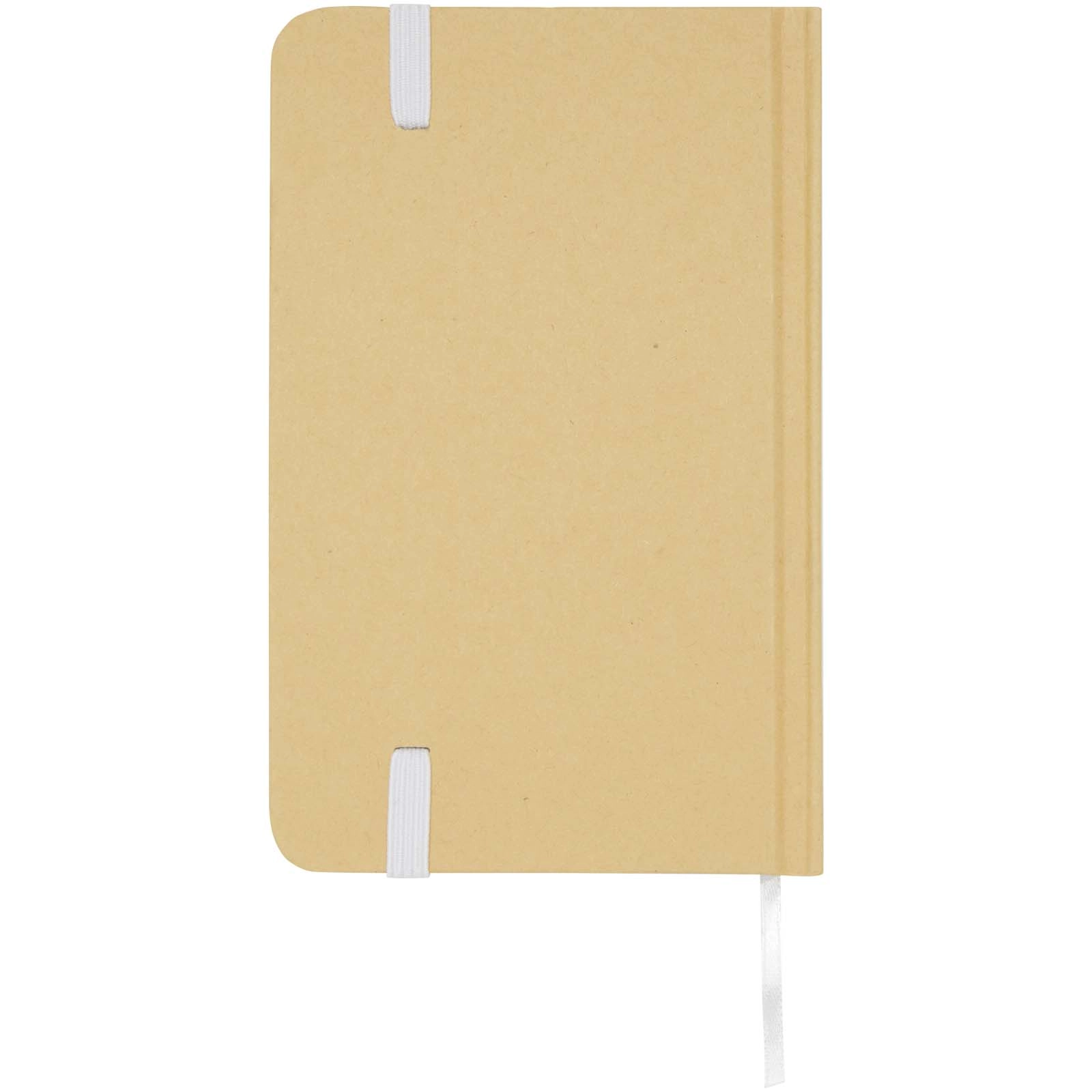 Immagine Blocco note formato A6 con copertina rigida in materiale riciclata e pagine bianche Reed