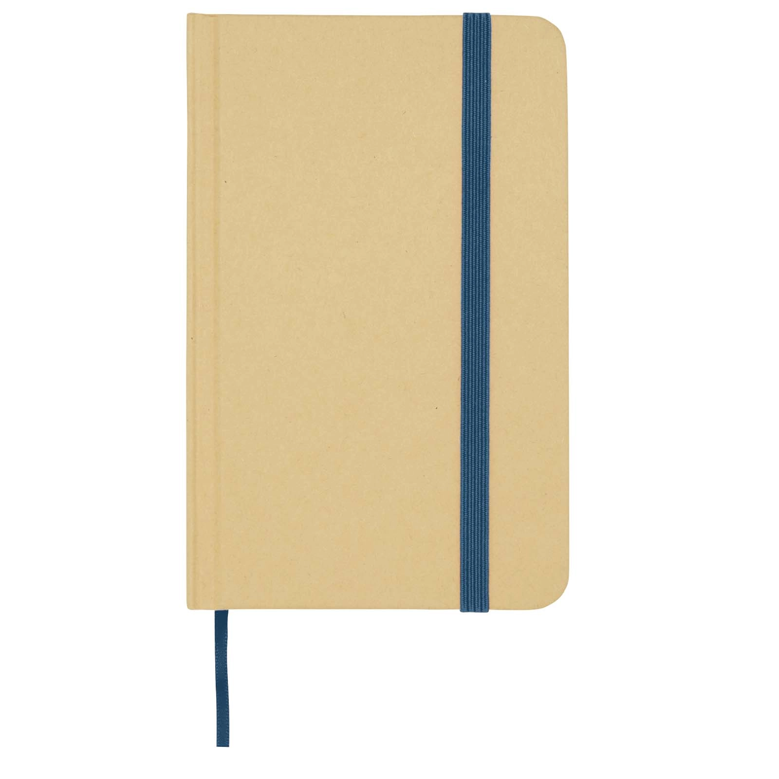 Immagine Blocco note formato A6 con copertina rigida in materiale riciclata e pagine bianche Reed