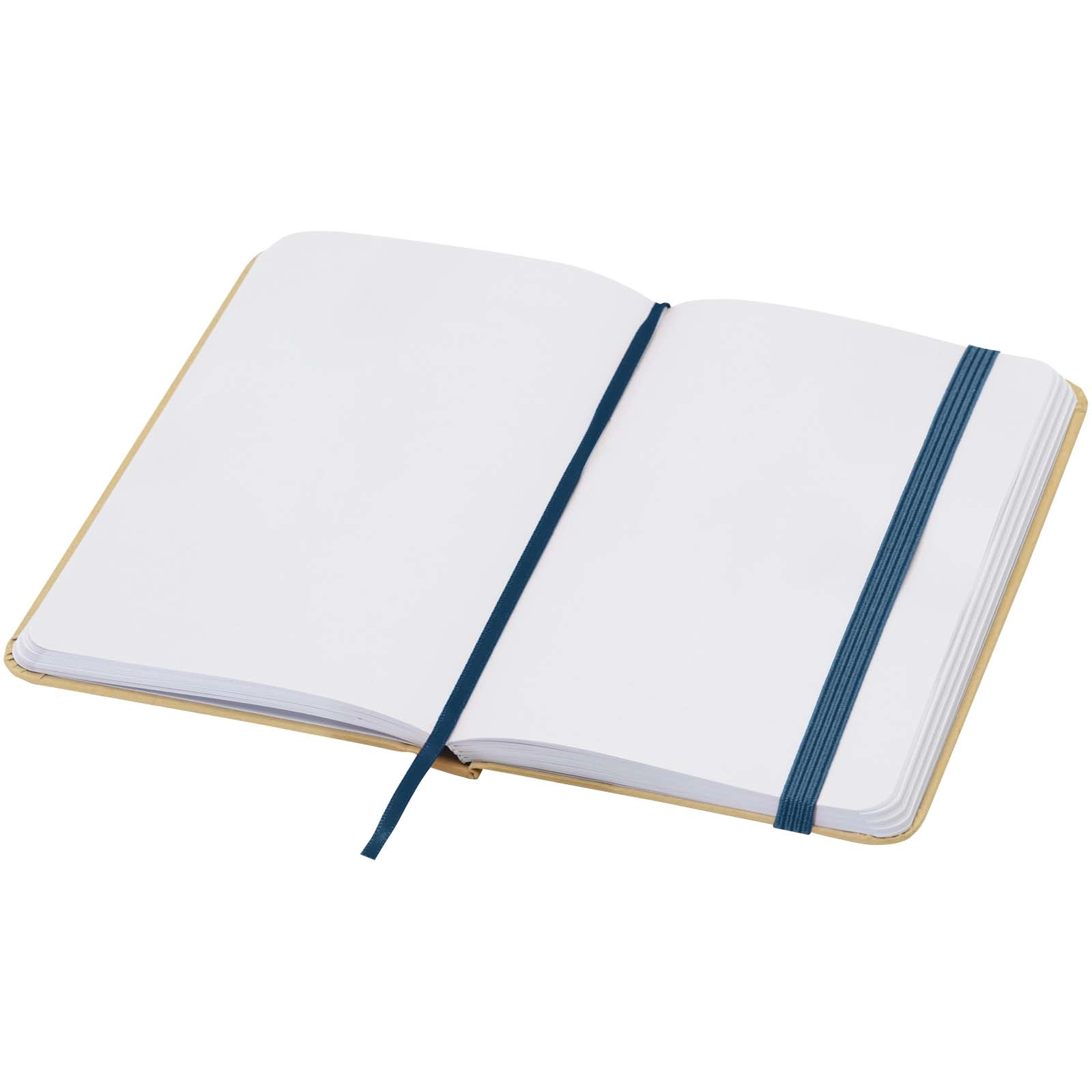 Immagine Blocco note formato A6 con copertina rigida in materiale riciclata e pagine bianche Reed