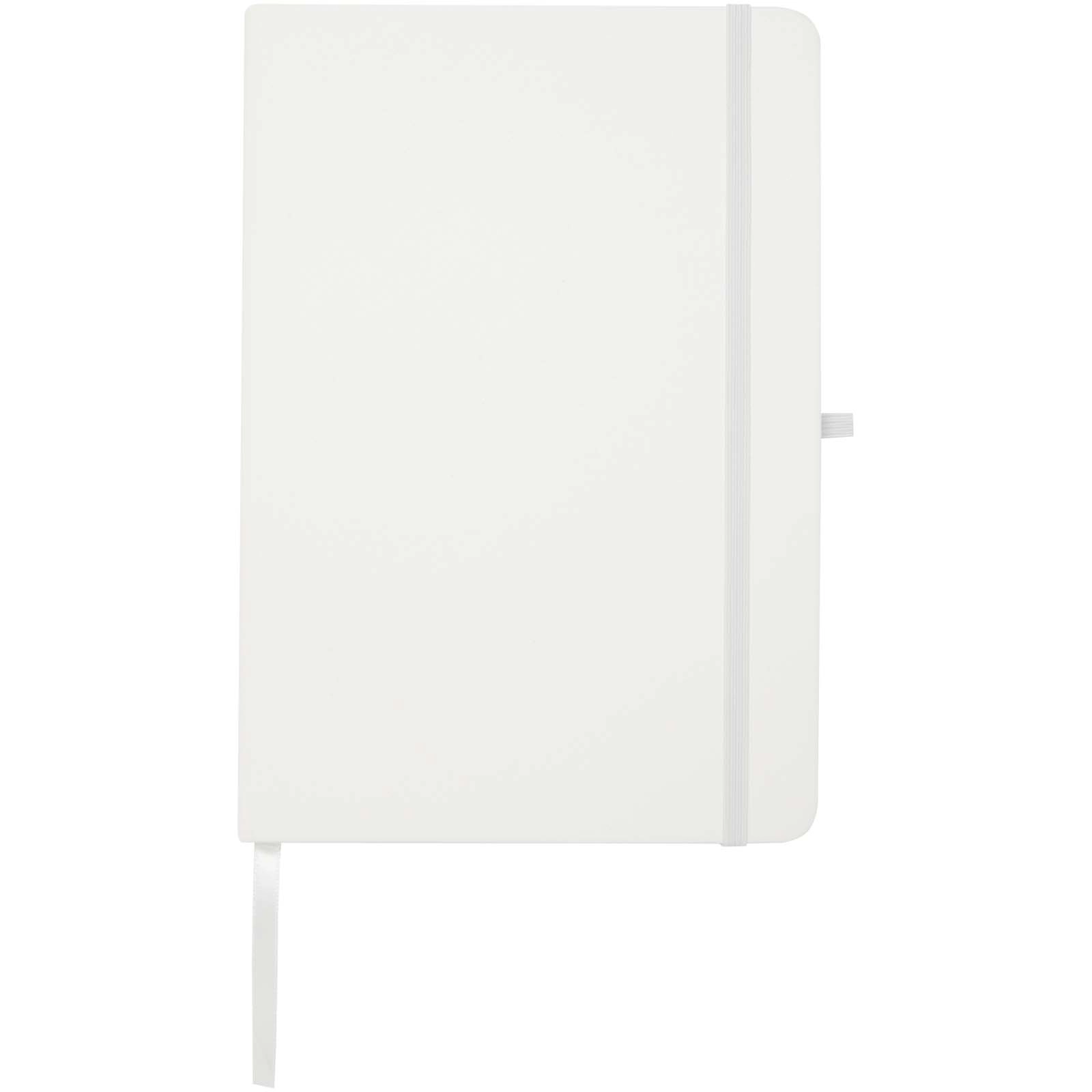 Immagine Blocco note formato A5 con copertina rigida in materiale riciclato e pagine a righe Teak