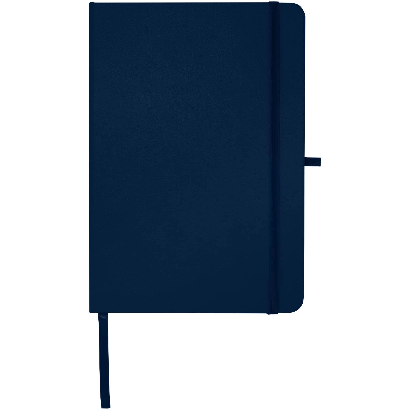 Immagine Blocco note formato A5 con copertina rigida in materiale riciclato e pagine a righe Teak