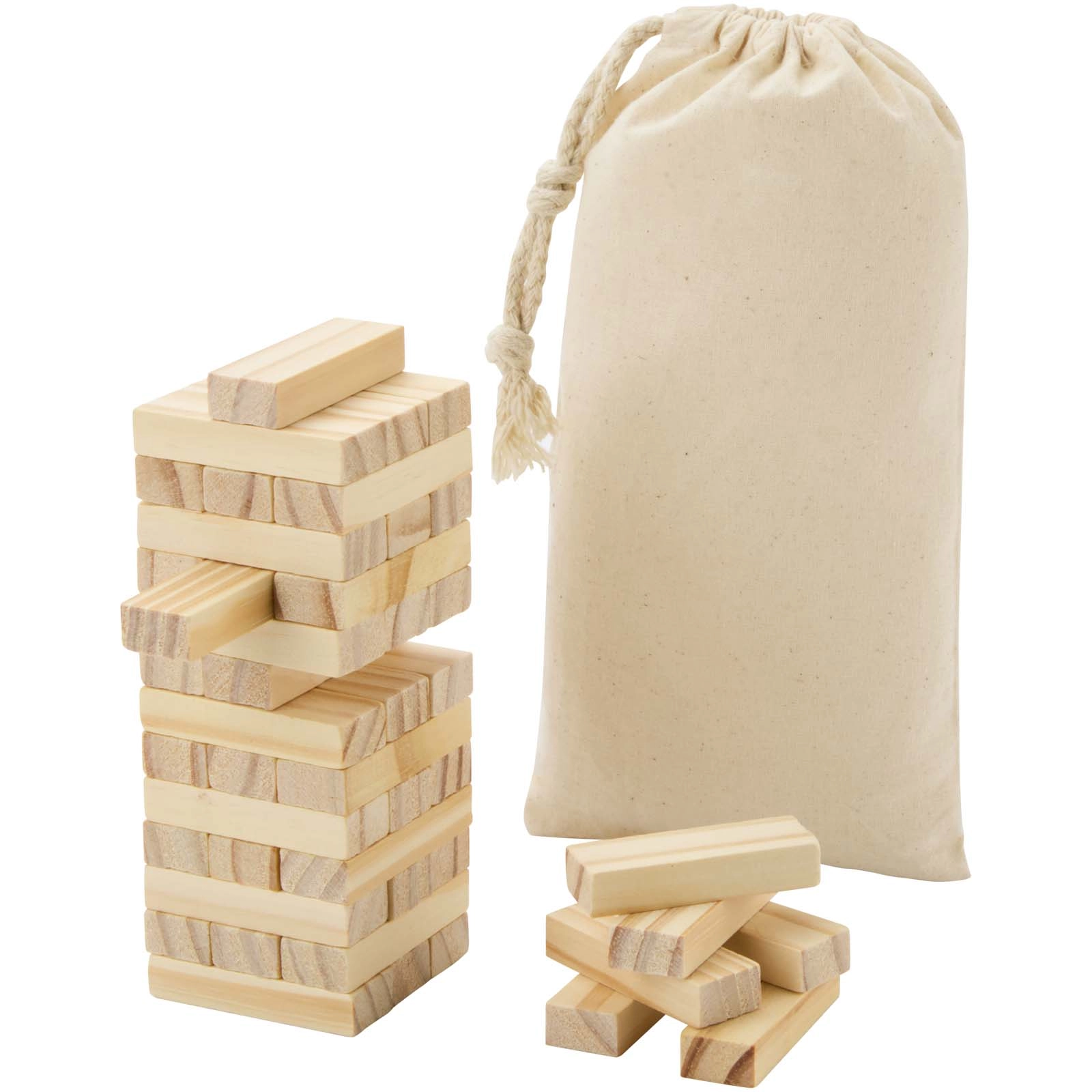 Immagine Gioco con torre impilabile in legno Jumble