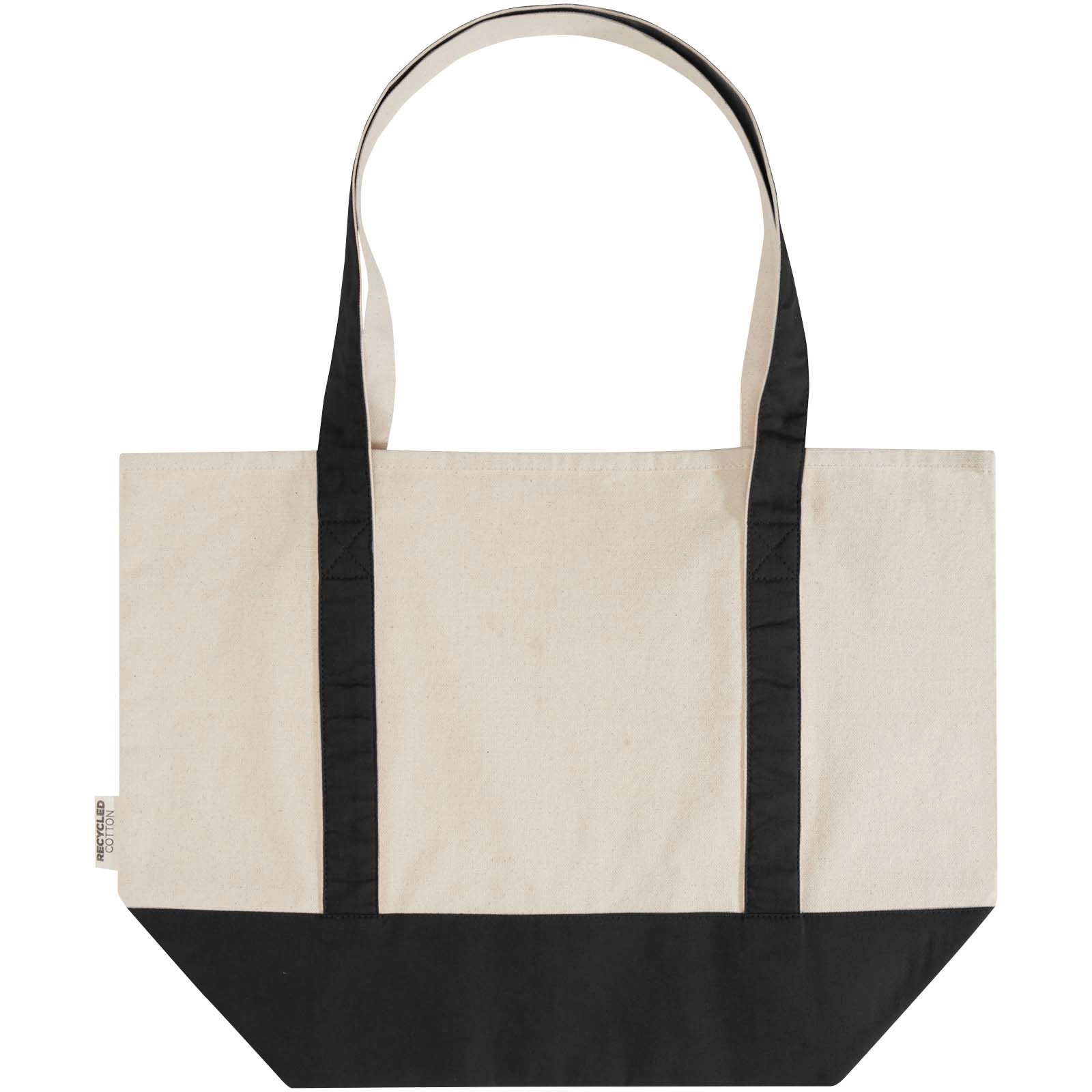 Immagine Tote bag in cotone riciclato certificato GRS da 320 g/m² Sam