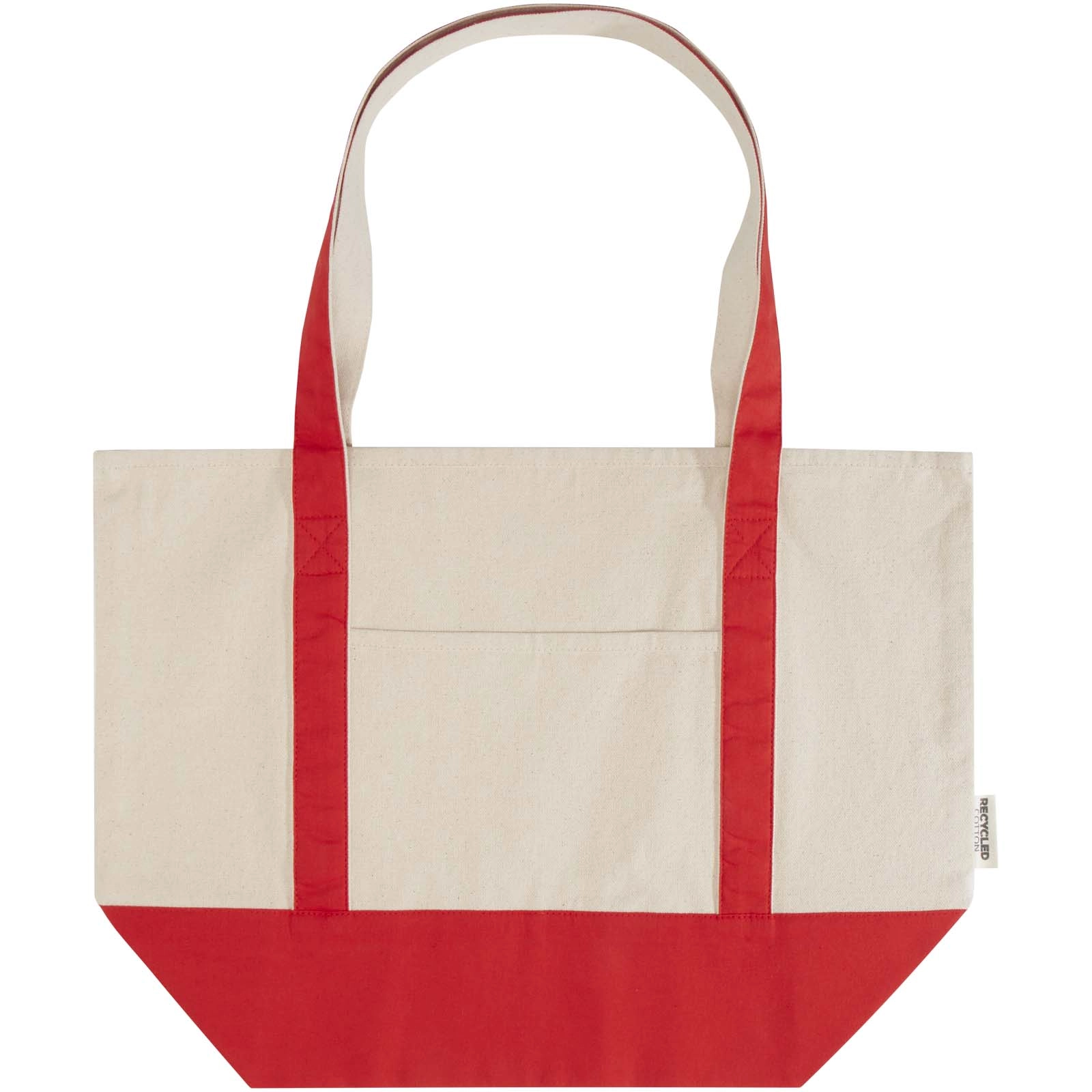 Immagine Tote bag in cotone riciclato certificato GRS da 320 g/m² Sam